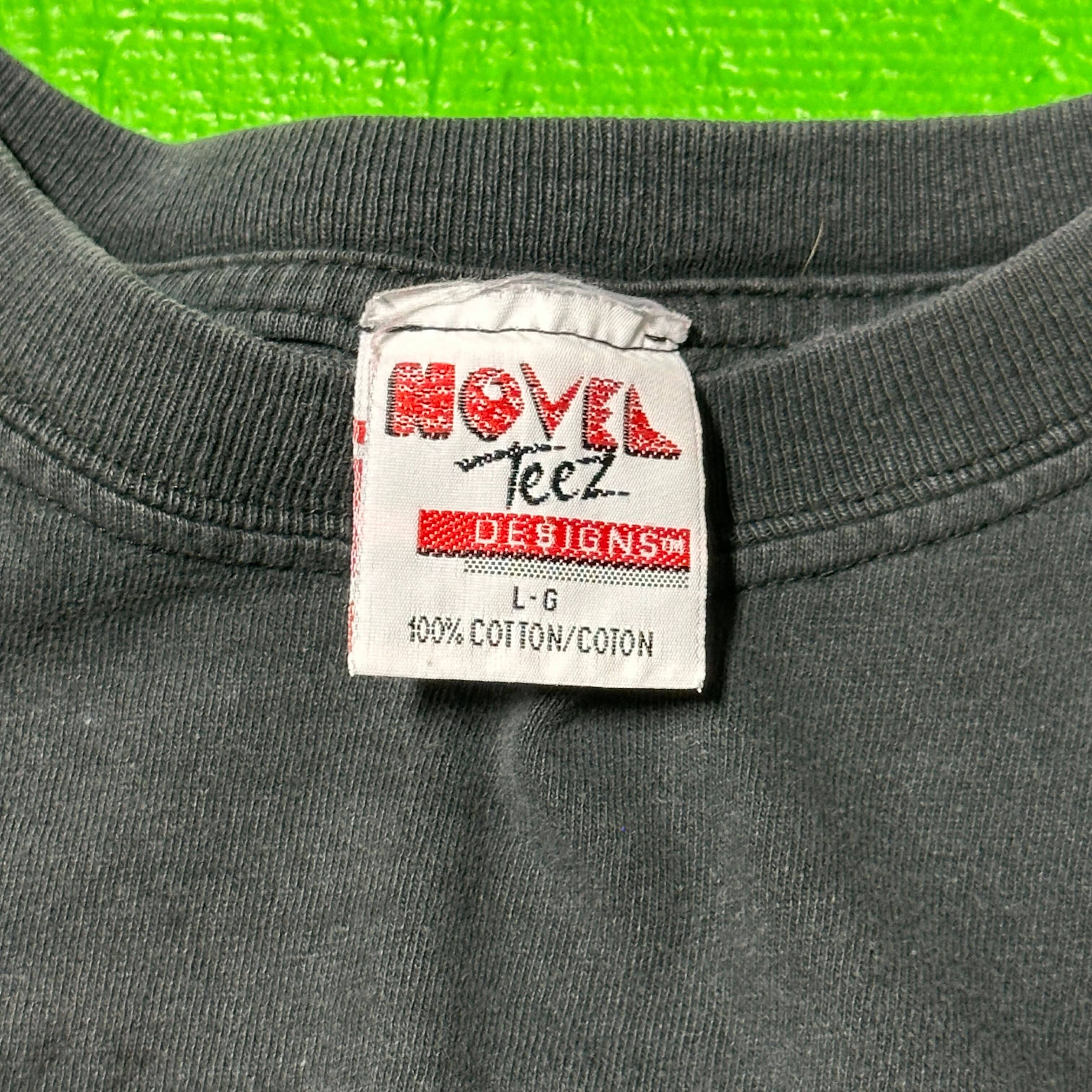 Vintage Novel Teez Yoda Graphic T-Shirt Size Large FAIF.CA 