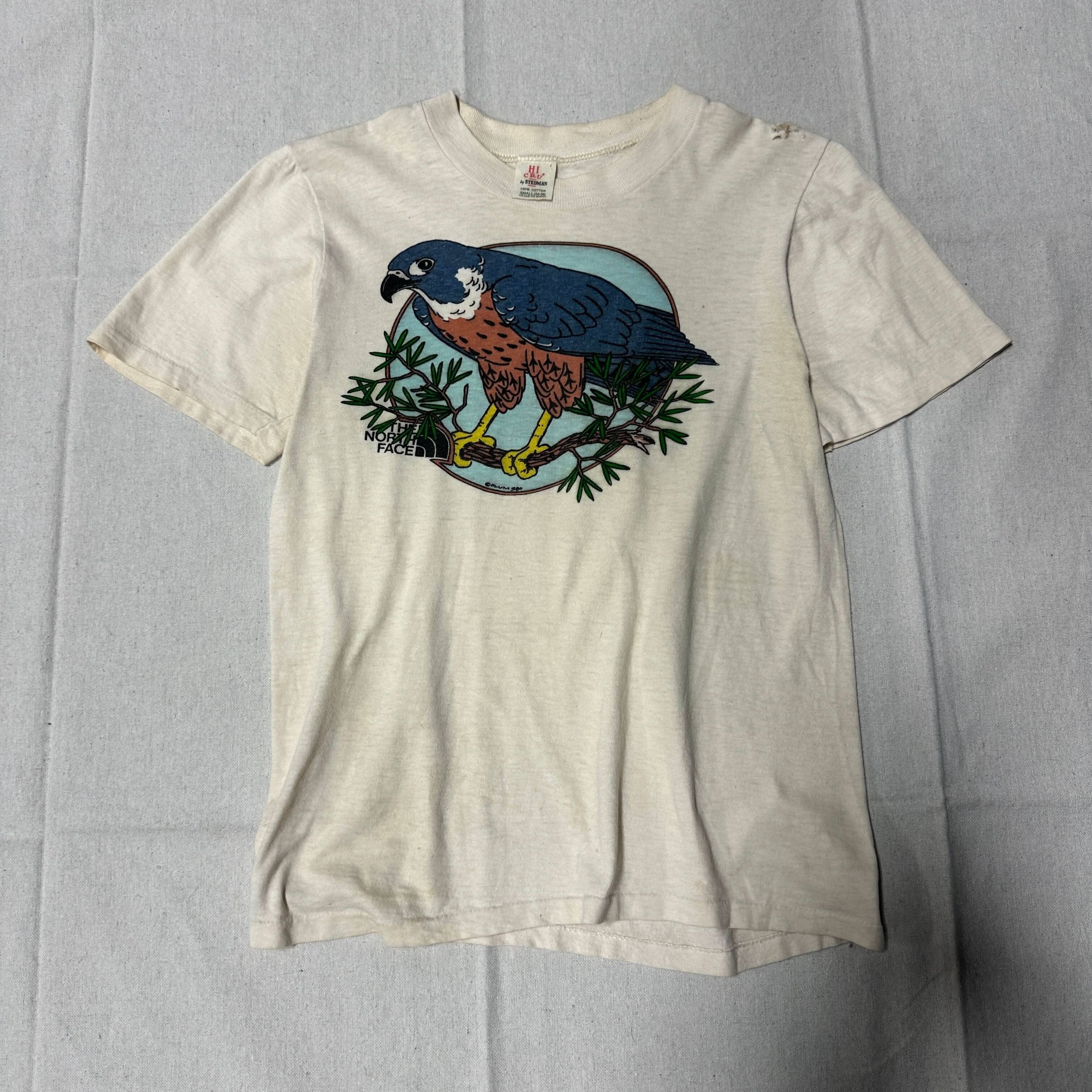 Vintage Original 70s The North Face Falcon Graphic T-Shirt Size Small FAIF.CA 