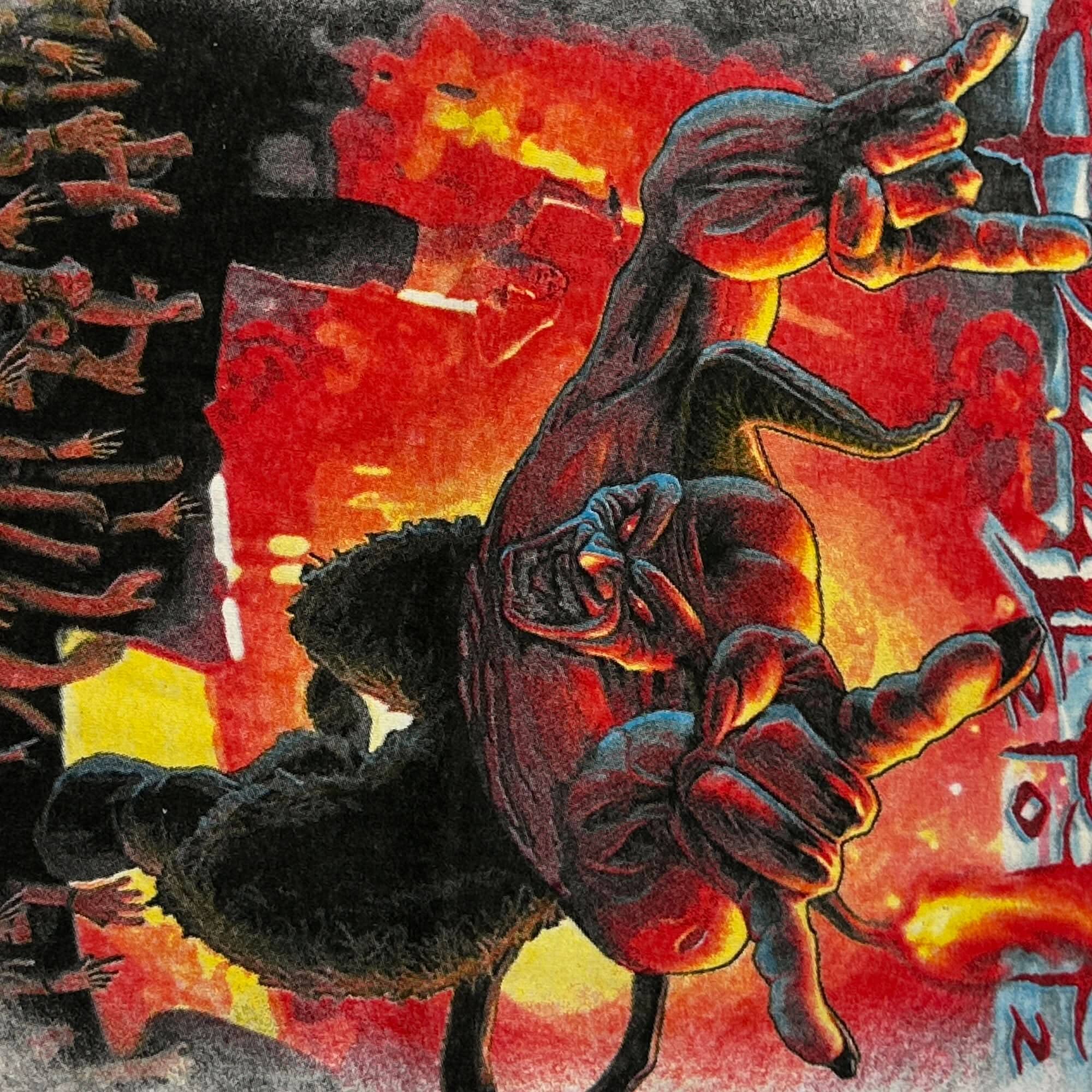 Vintage Ozzy Osbourne 2002 Tour Devil Graphic T-Shirt Size XL Ozzfest FAIF.CA 