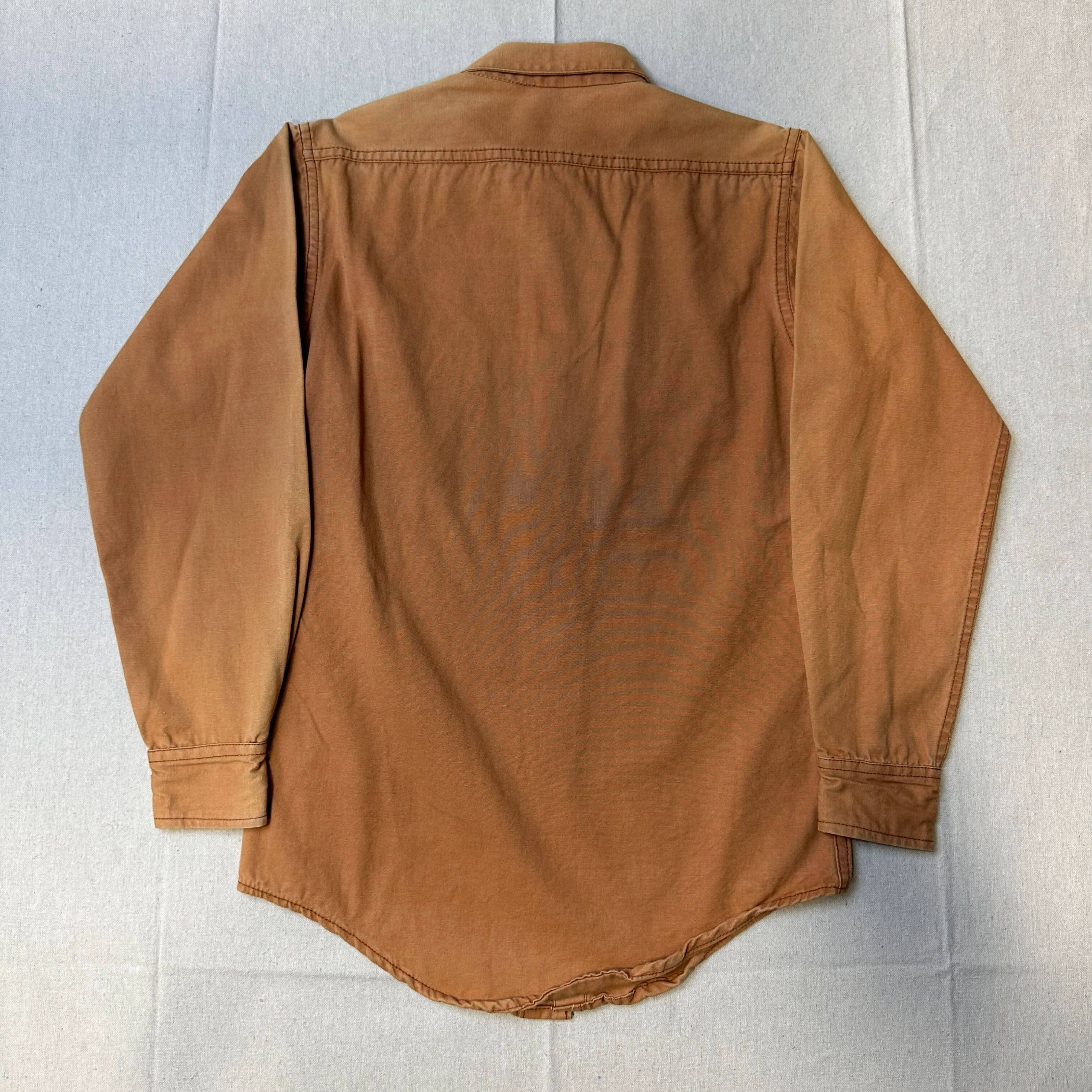 Vintage Patagonia Brown Cotton Button-Up Shirt Size XS 70s FAIF.CA 