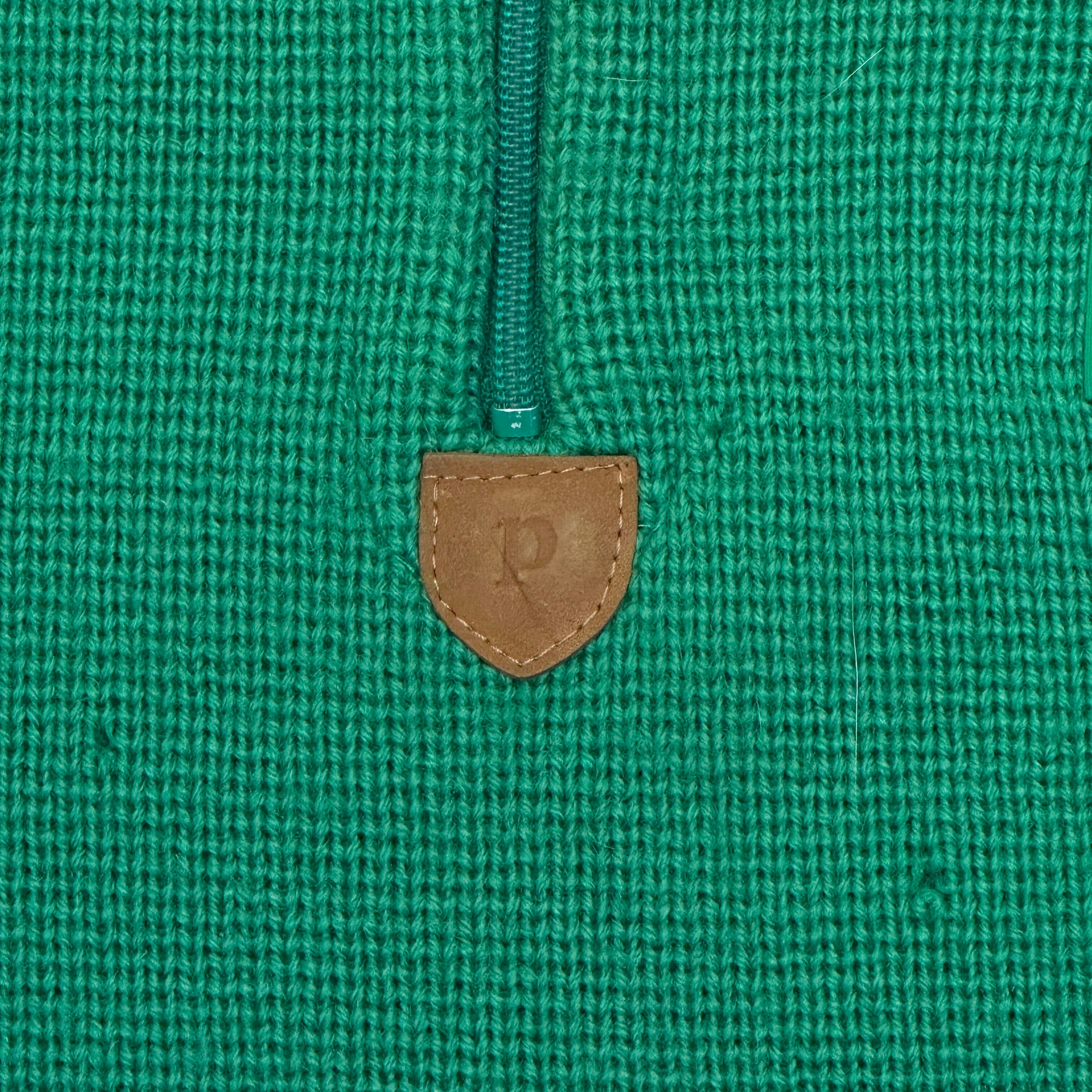 Vintage Patagonia Green Knit Half-Zip Sweater Size XL 80s FAIF.CA 