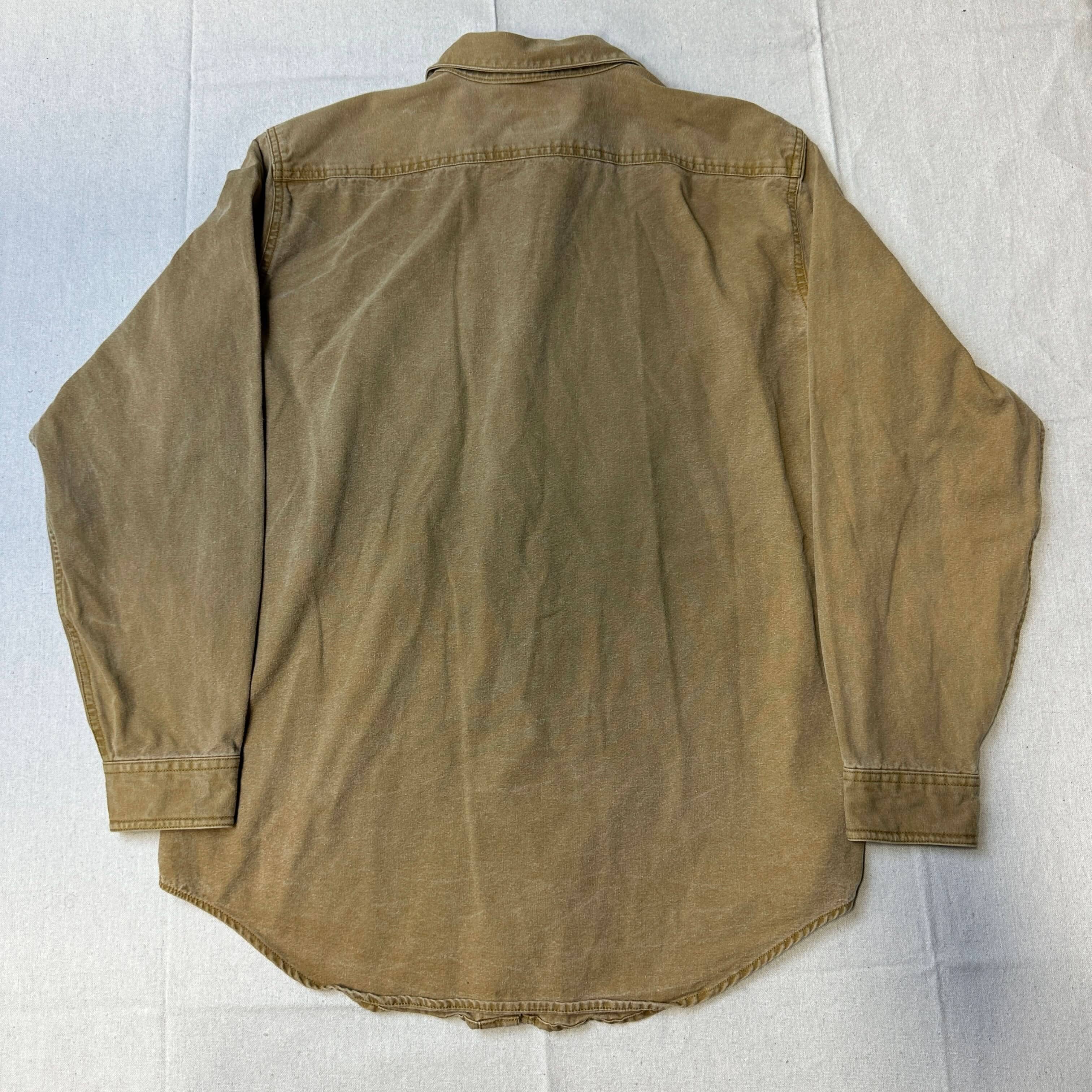 Vintage Patagonia Heavy Cotton Button-Up Shirt Size L 90s FAIF.CA 