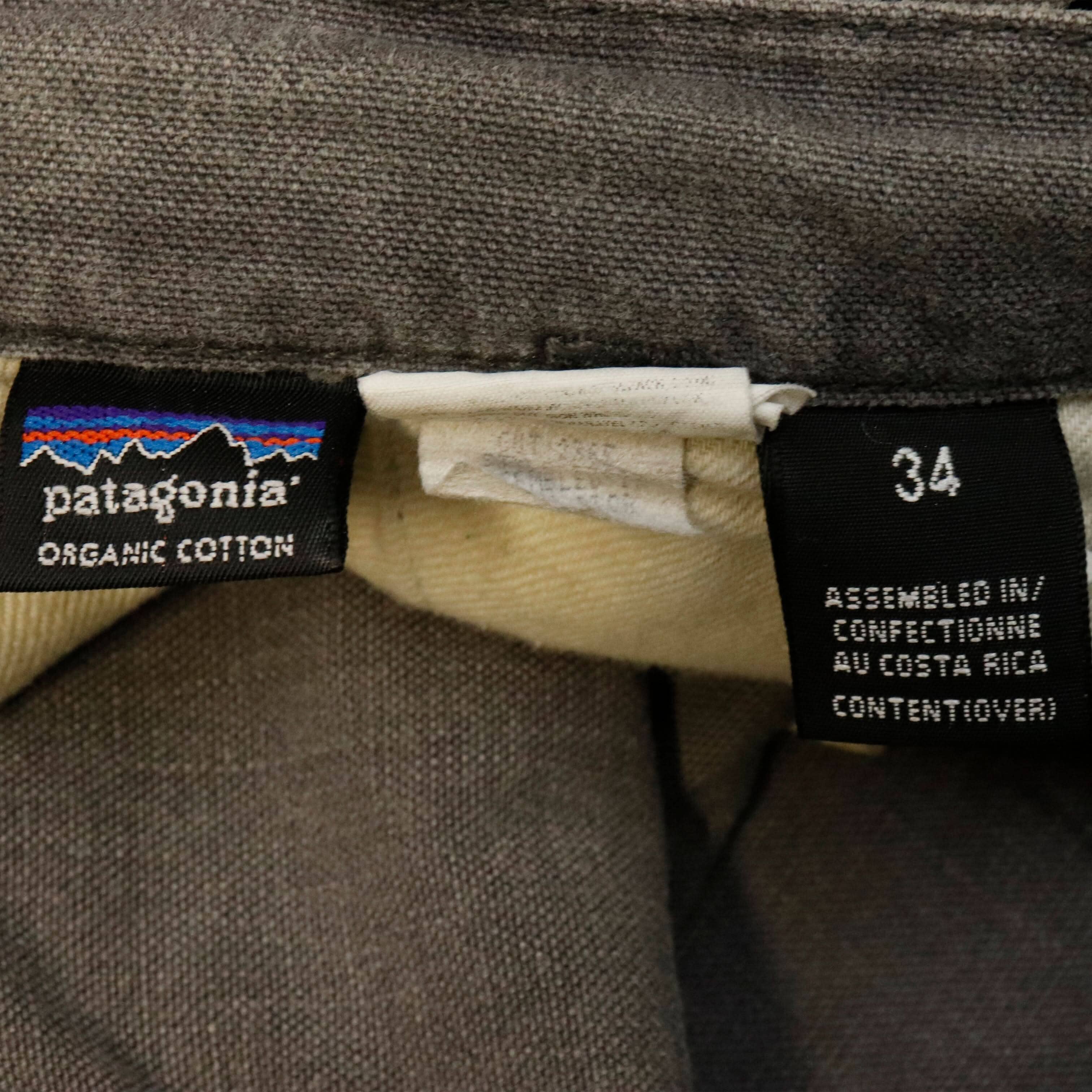 Vintage Patagonia Organic Cotton Canvas Stand Up Shorts Size 34 FAIF.CA 