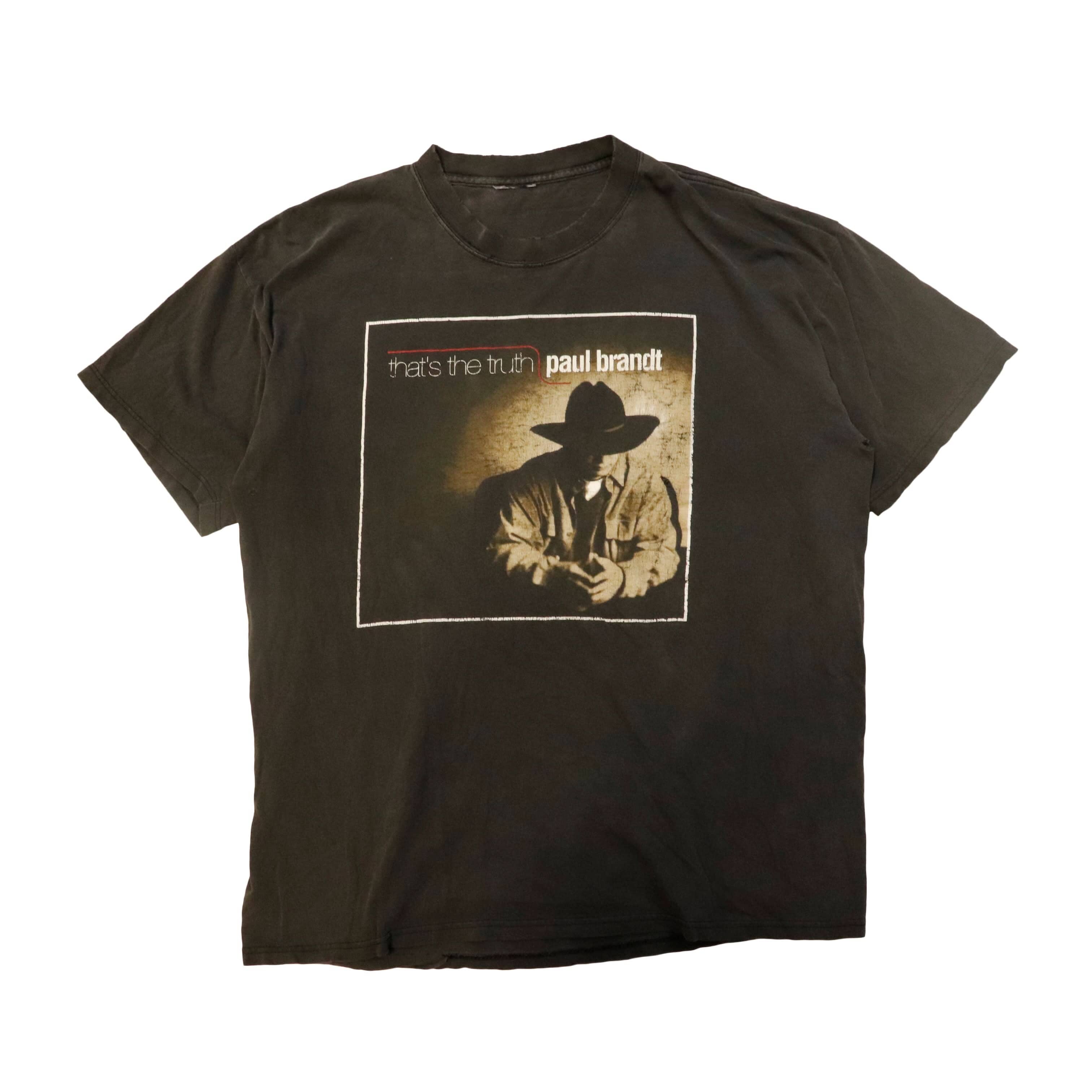Vintage Paul Brandt "That's the Truth" Country Rock Tour T-Shirt Size N/A FAIF.CA 