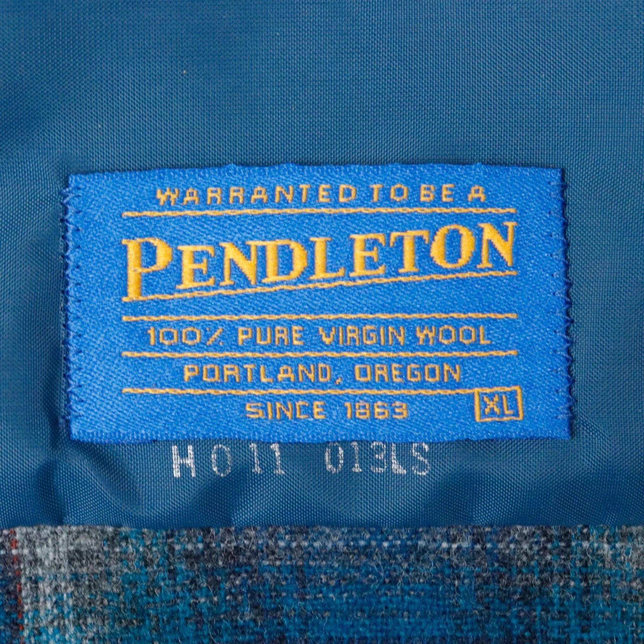 Vintage Pendleton Outdoorsman Blue Wool Button Up Size XL Pendleton 