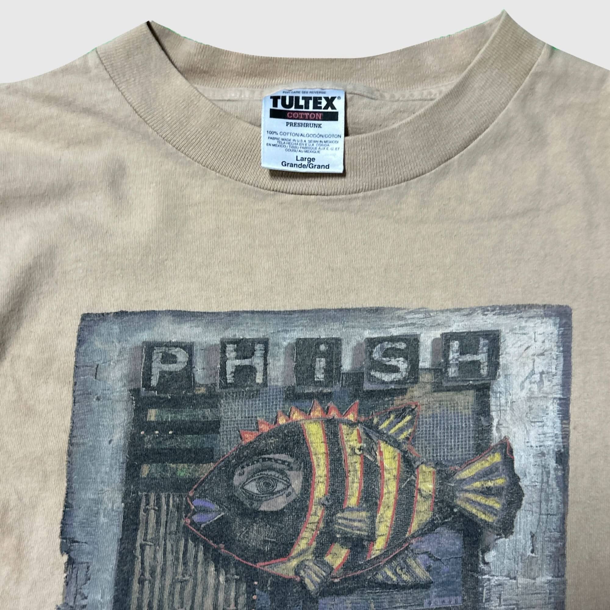 Vintage Phish Fish Graphic T-Shirt Size Large FAIF.CA 