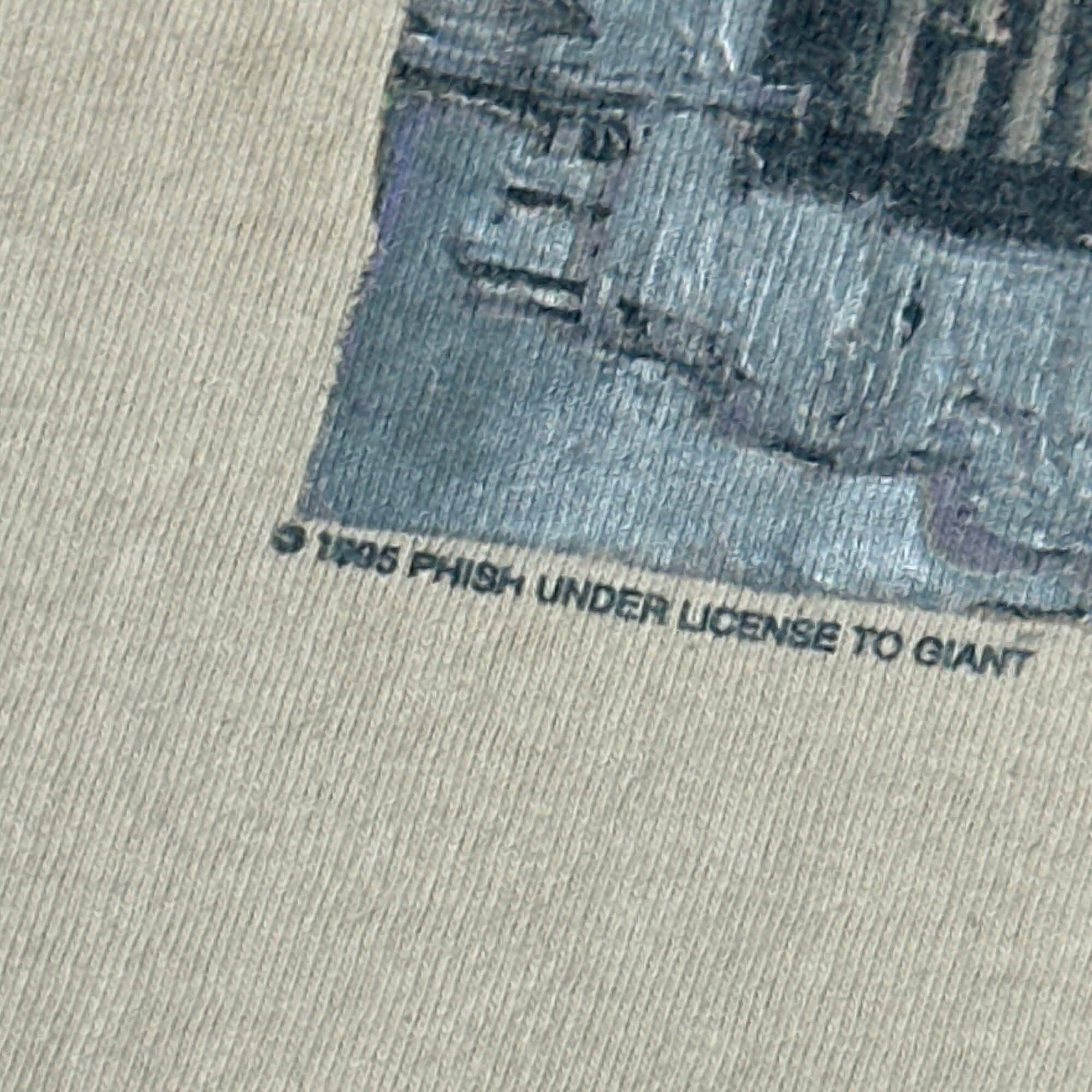 Vintage Phish Fish Graphic T-Shirt Size Large FAIF.CA 