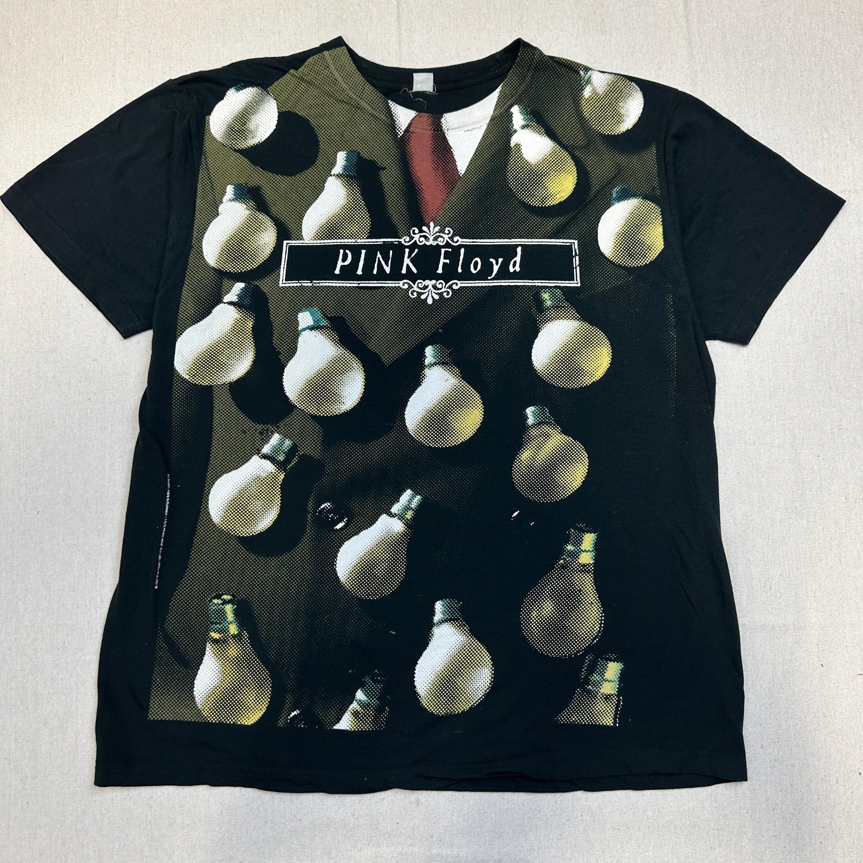 Vintage Pink Floyd Light Bulb Graphic T-Shirt Size Large FAIF.CA 