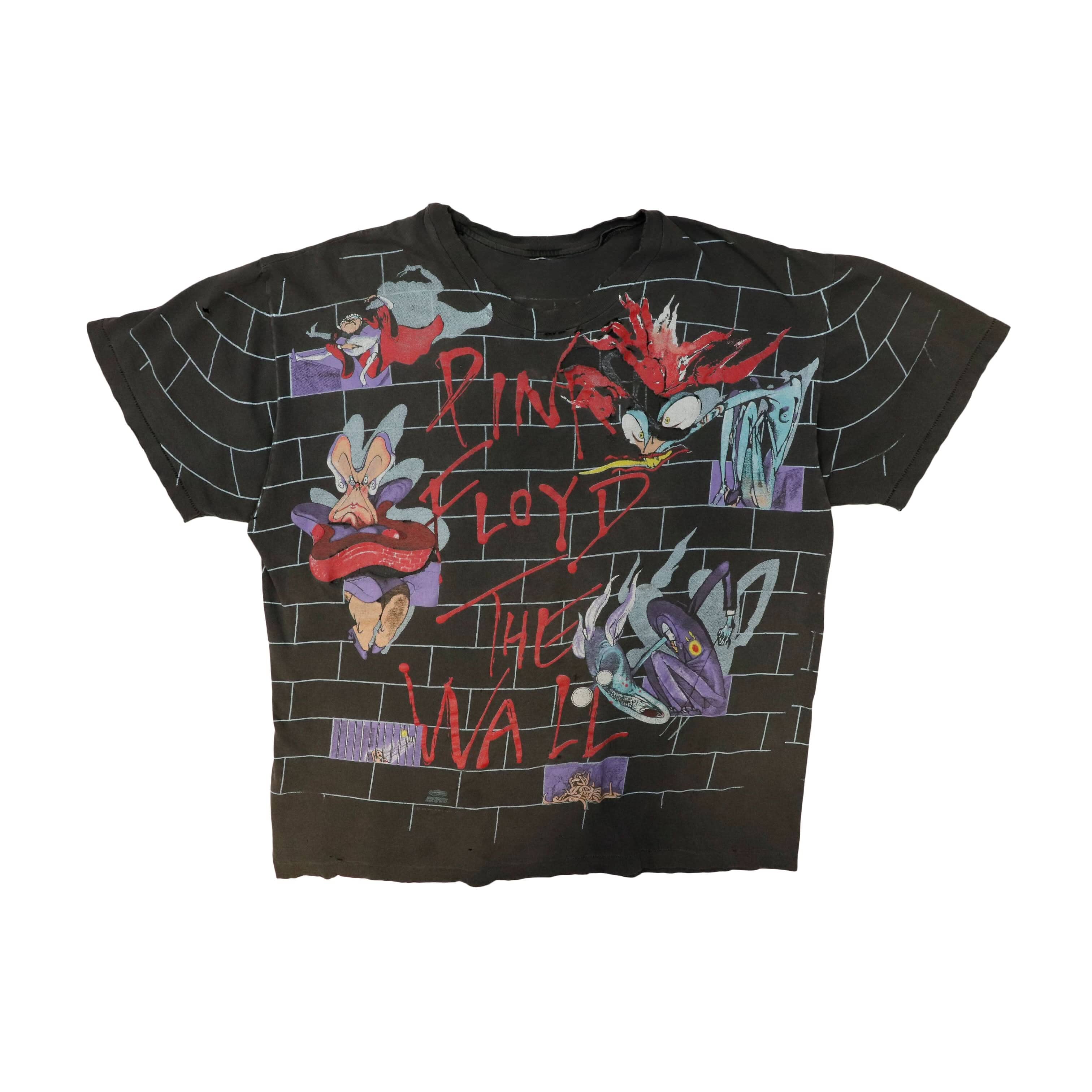 Vintage Pink Floyd The Wall Distressed Graphic T-Shirt Size N/A FAIF.CA 