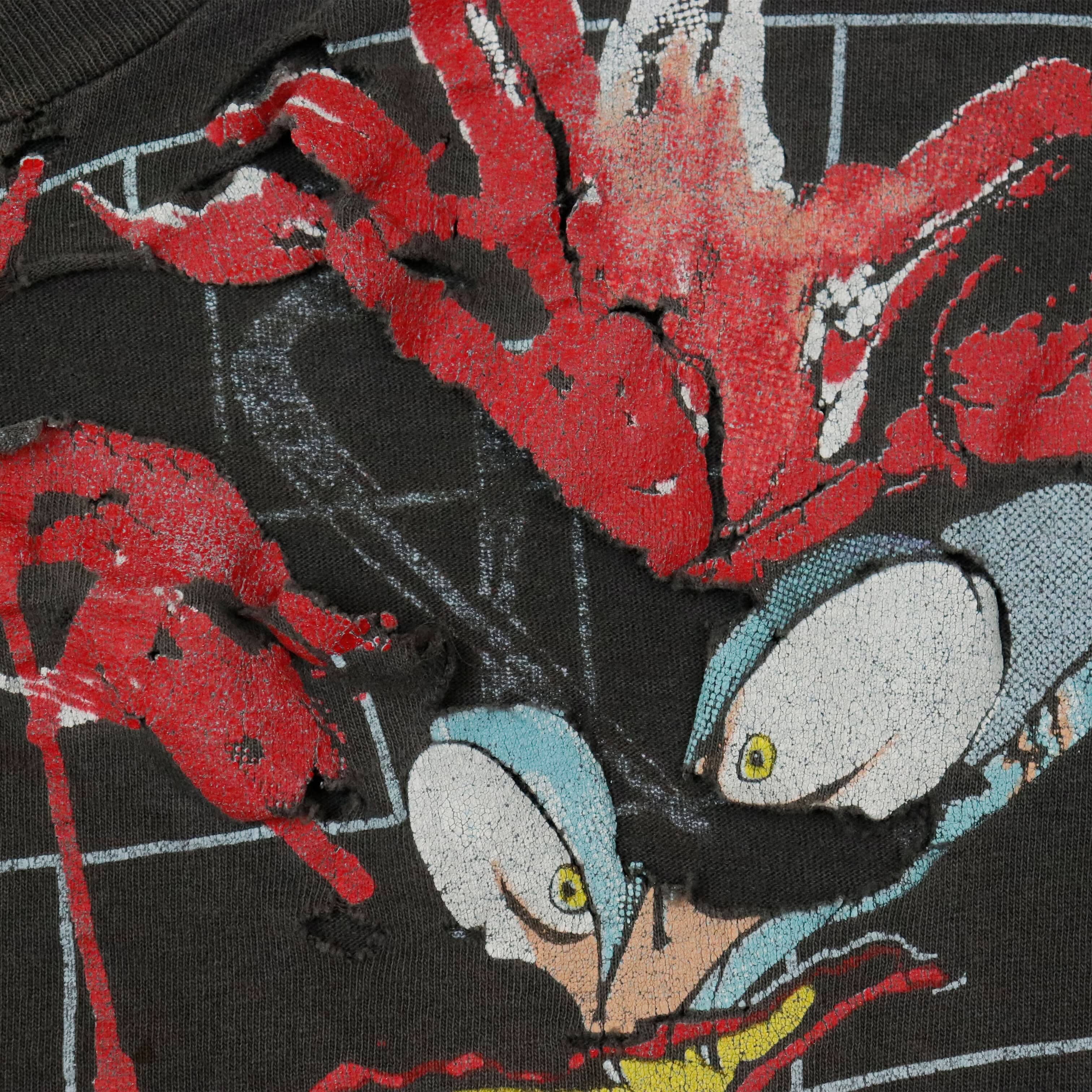 Vintage Pink Floyd The Wall Distressed Graphic T-Shirt Size N/A FAIF.CA 