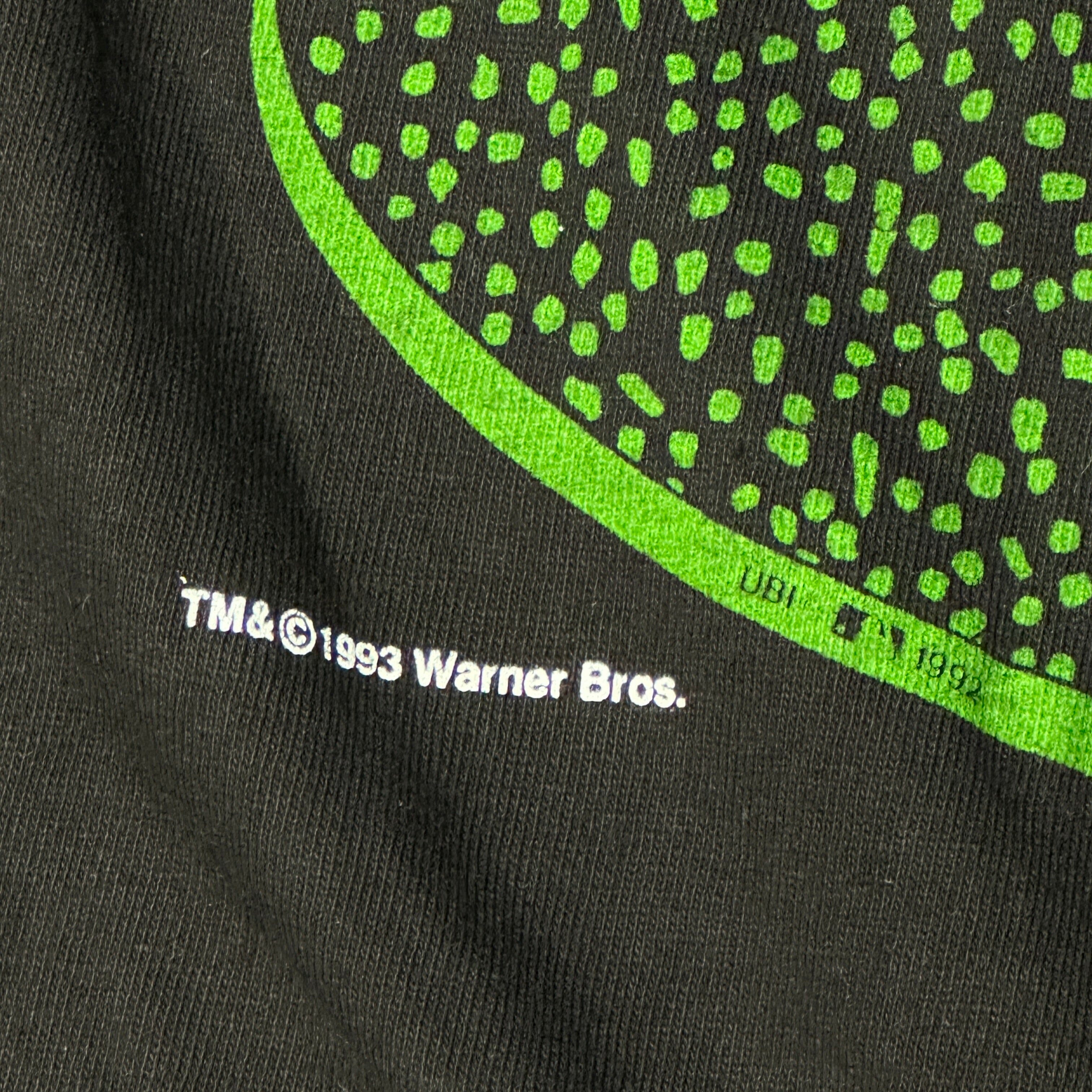 Vintage Pittsburgh Pirates Looney Tunes Graphic T-Shirt Size L Taz Black FAIF.CA 