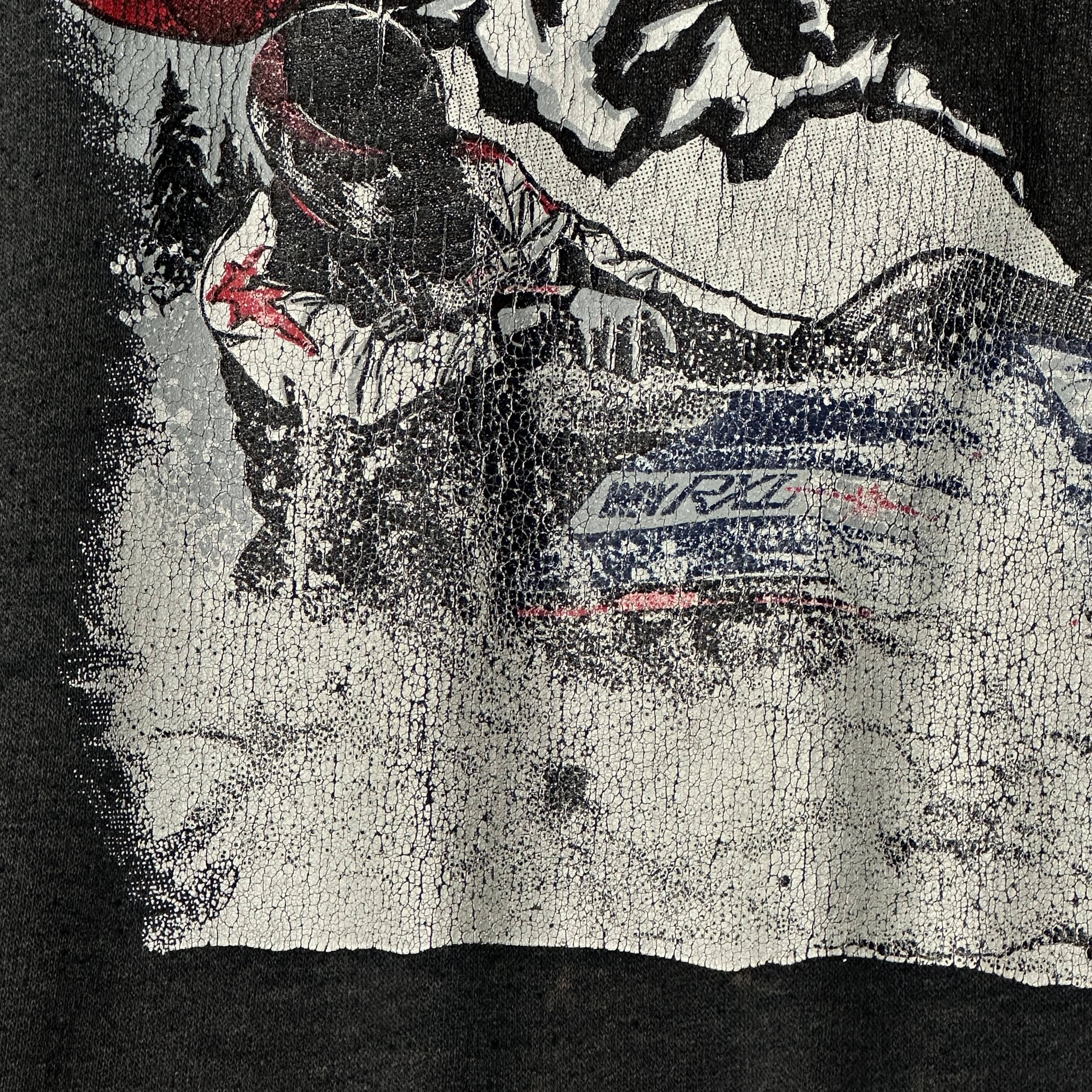 Vintage Polaris Snowmobile Graphic Sweatshirt Size L FAIF.CA 