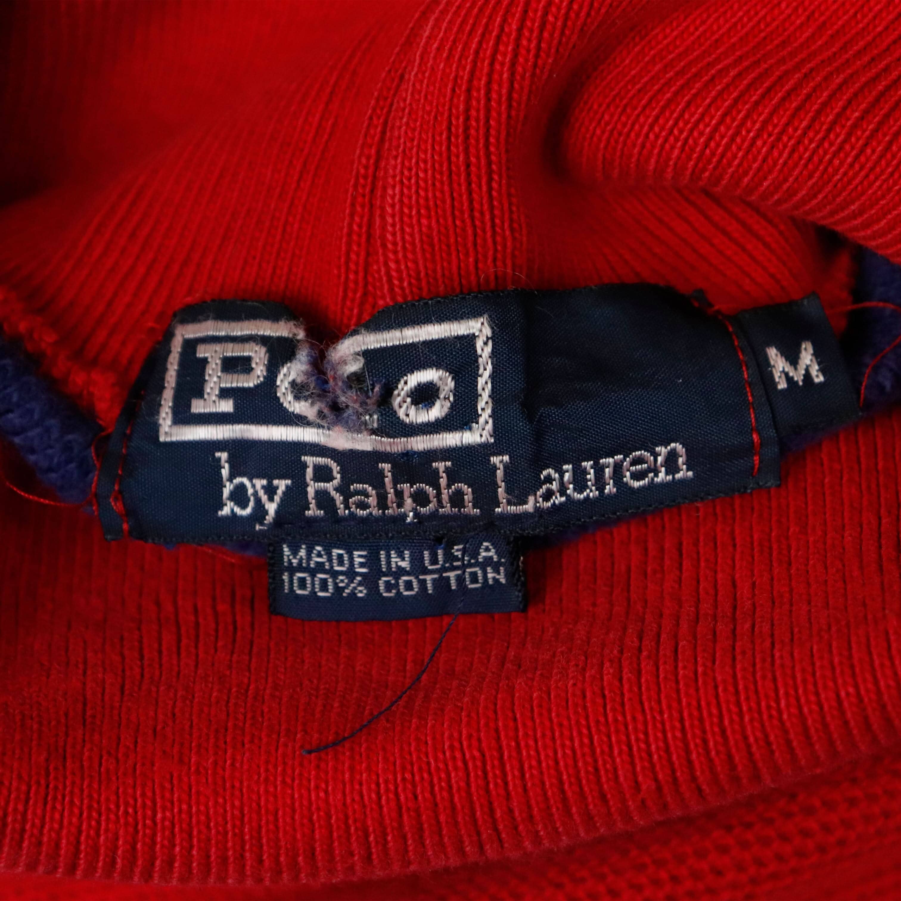 Vintage Polo Ralph Lauren Striped Turtleneck Sweater Size M FAIF.CA 