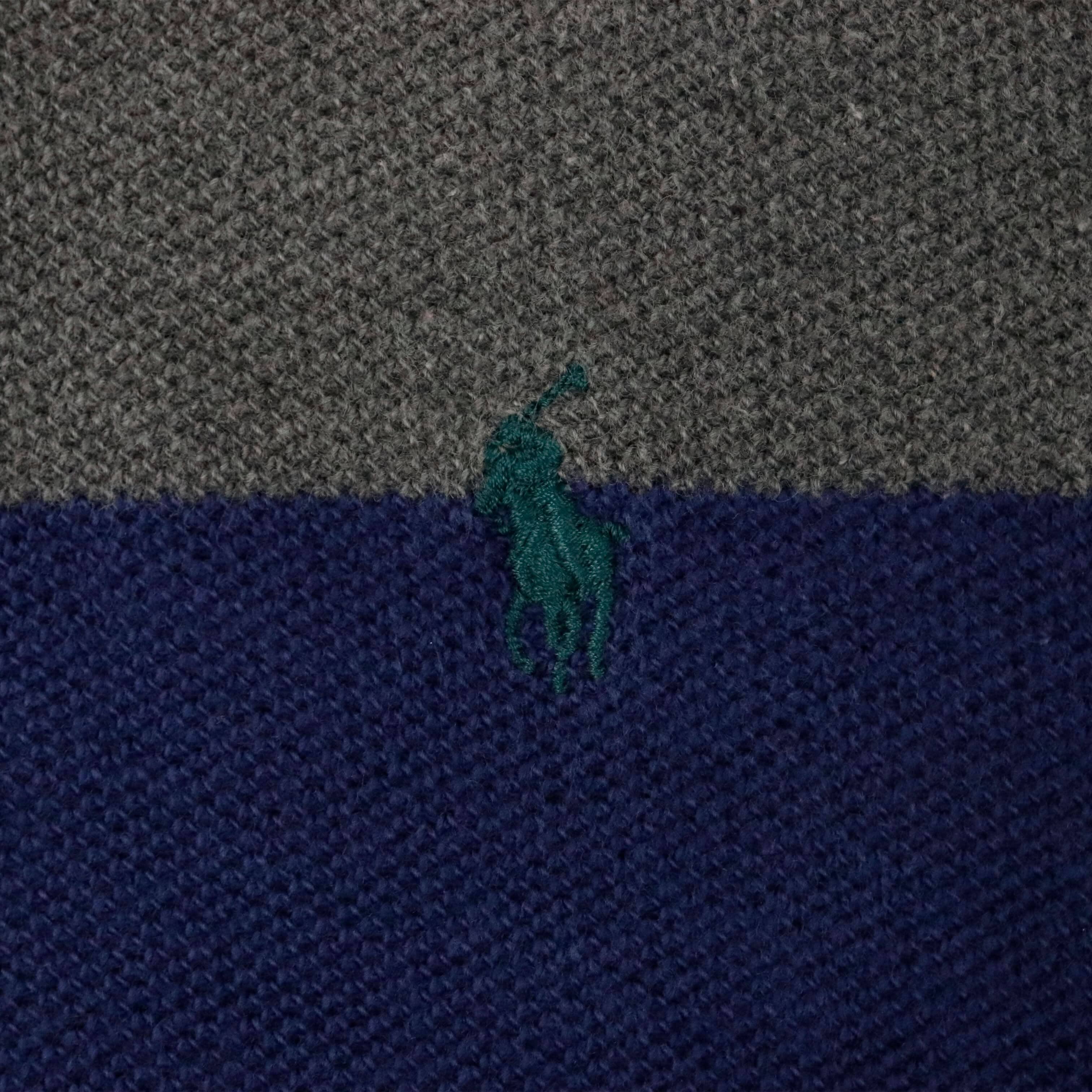 Vintage Polo Ralph Lauren Striped Turtleneck Sweater Size M FAIF.CA 