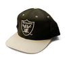 Vintage Raiders Black and White Snapback Hat Size One Size FAIF.CA 