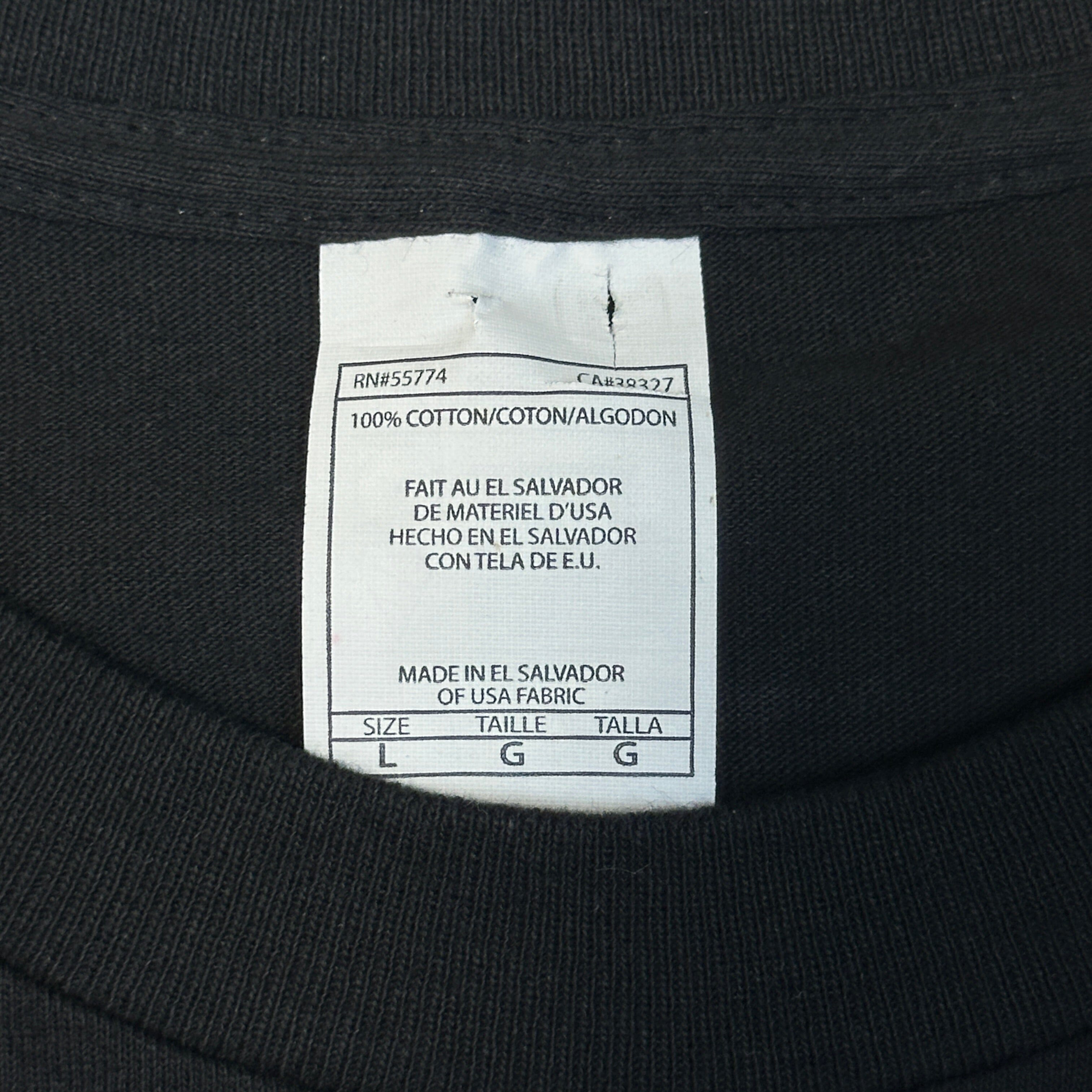 Vintage Rick Ross Graphic Black T-Shirt Size L FAIF.CA 