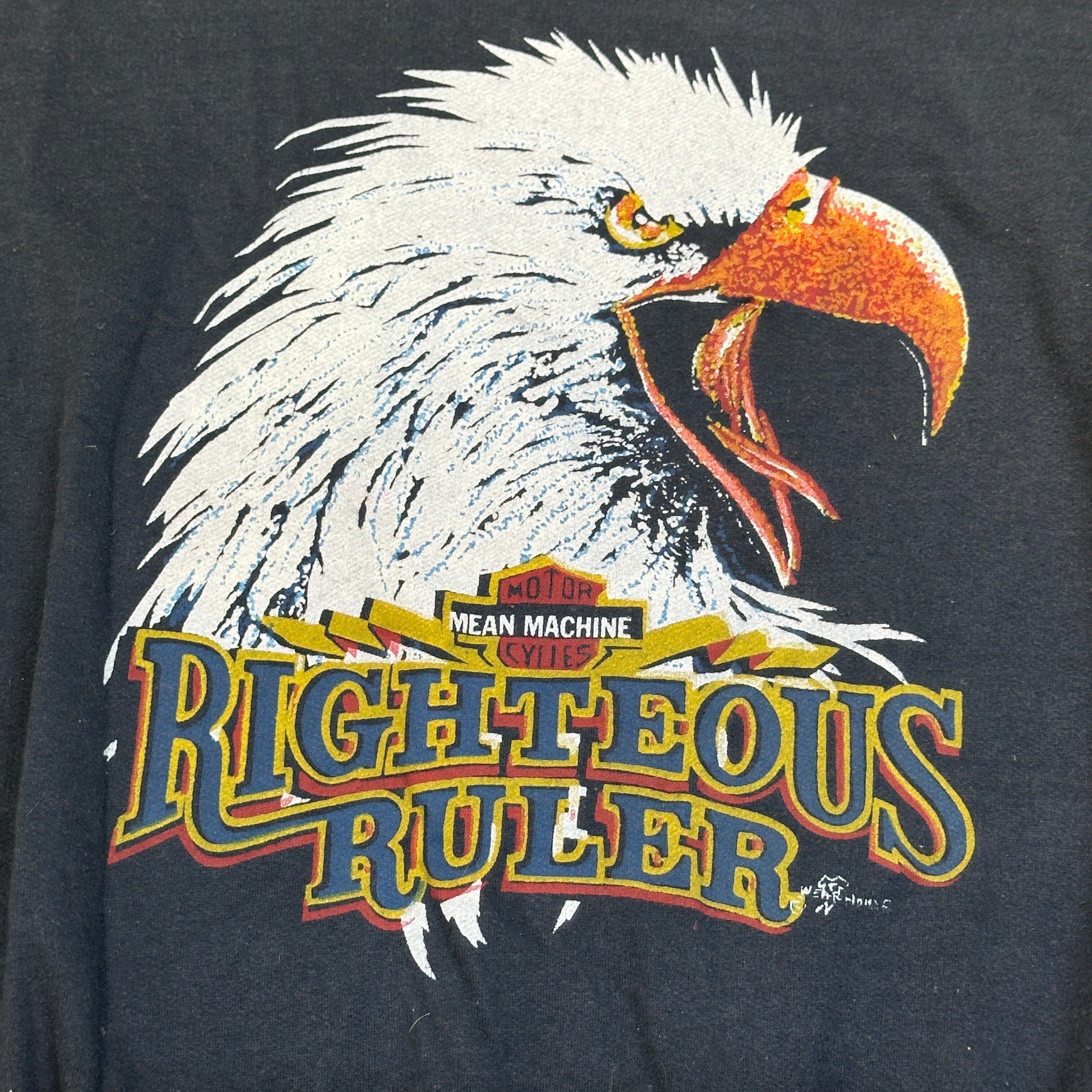 Vintage Righteous Ruler Eagle Graphic Sweatshirt Size L FAIF.CA 