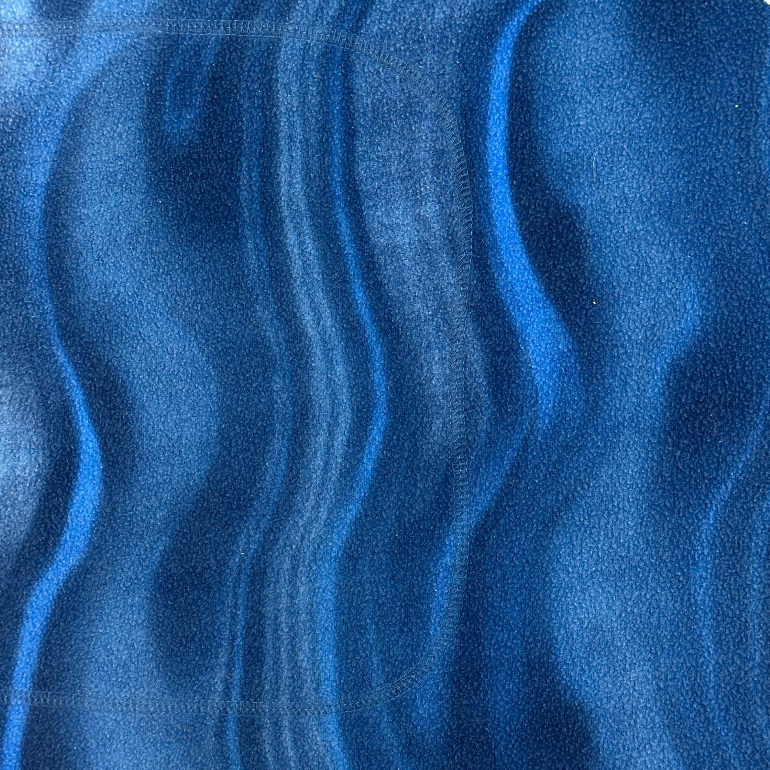 Vintage Rocawear Blue Patterned Fleece Sweatshirt Size XL 90s Tie Dye FAIF.CA 