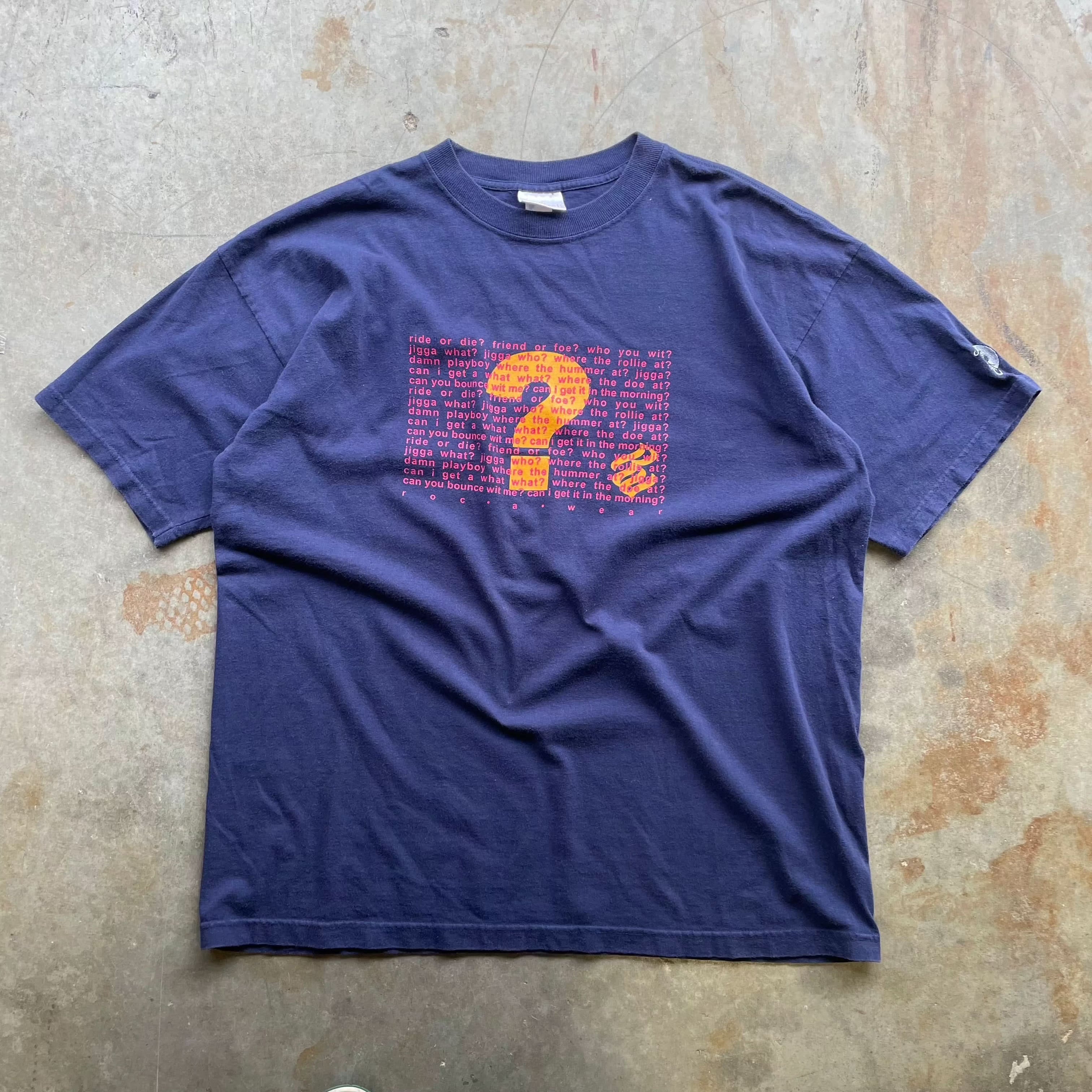 Vintage Rocawear life questions T-shirt T-Shirt OTHER 