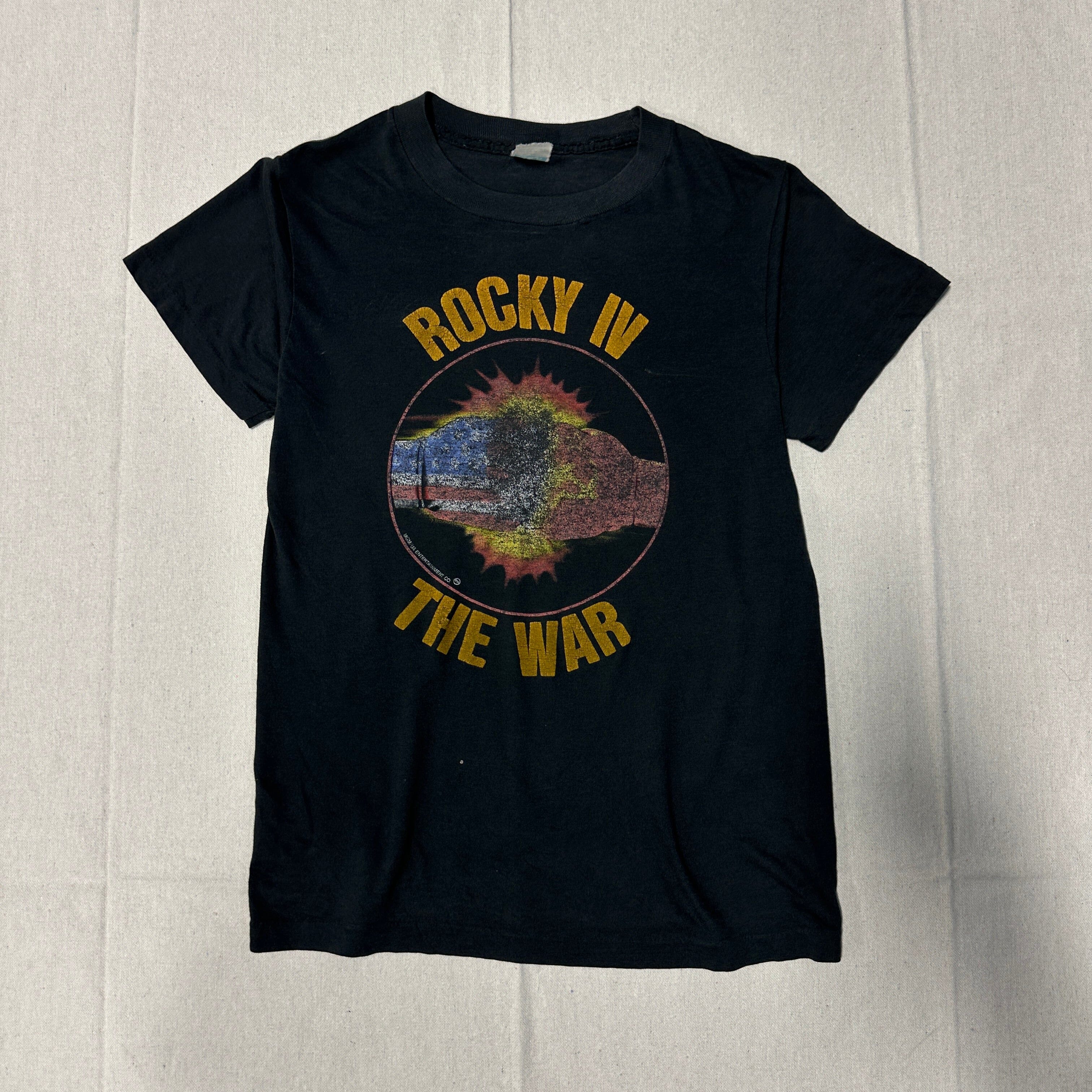 Vintage Rocky IV Graphic Movie Promo T-Shirt Size Medium FAIF.CA 