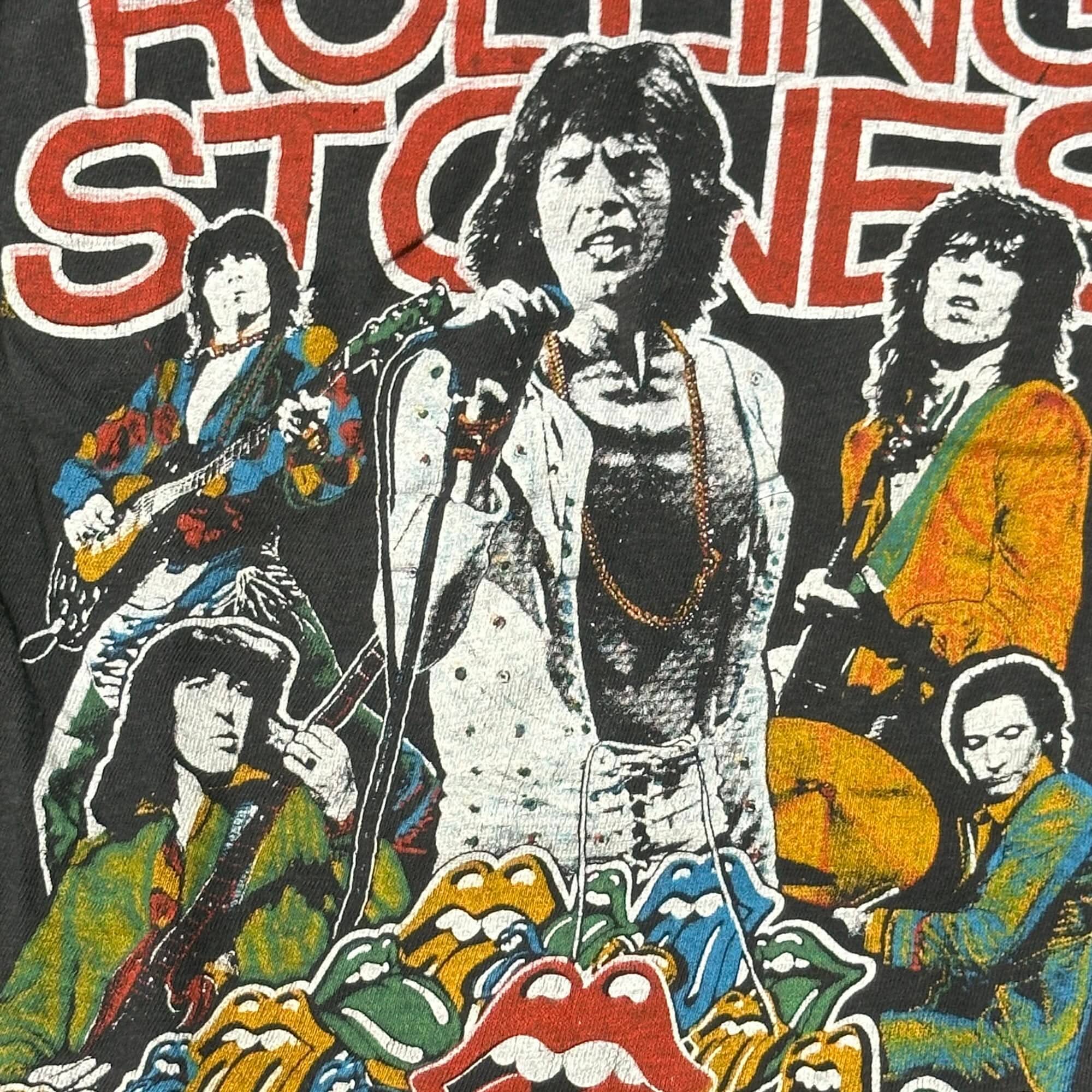Vintage Rolling Stones 1978 US Tour Graphic T-Shirt Size M FAIF.CA 