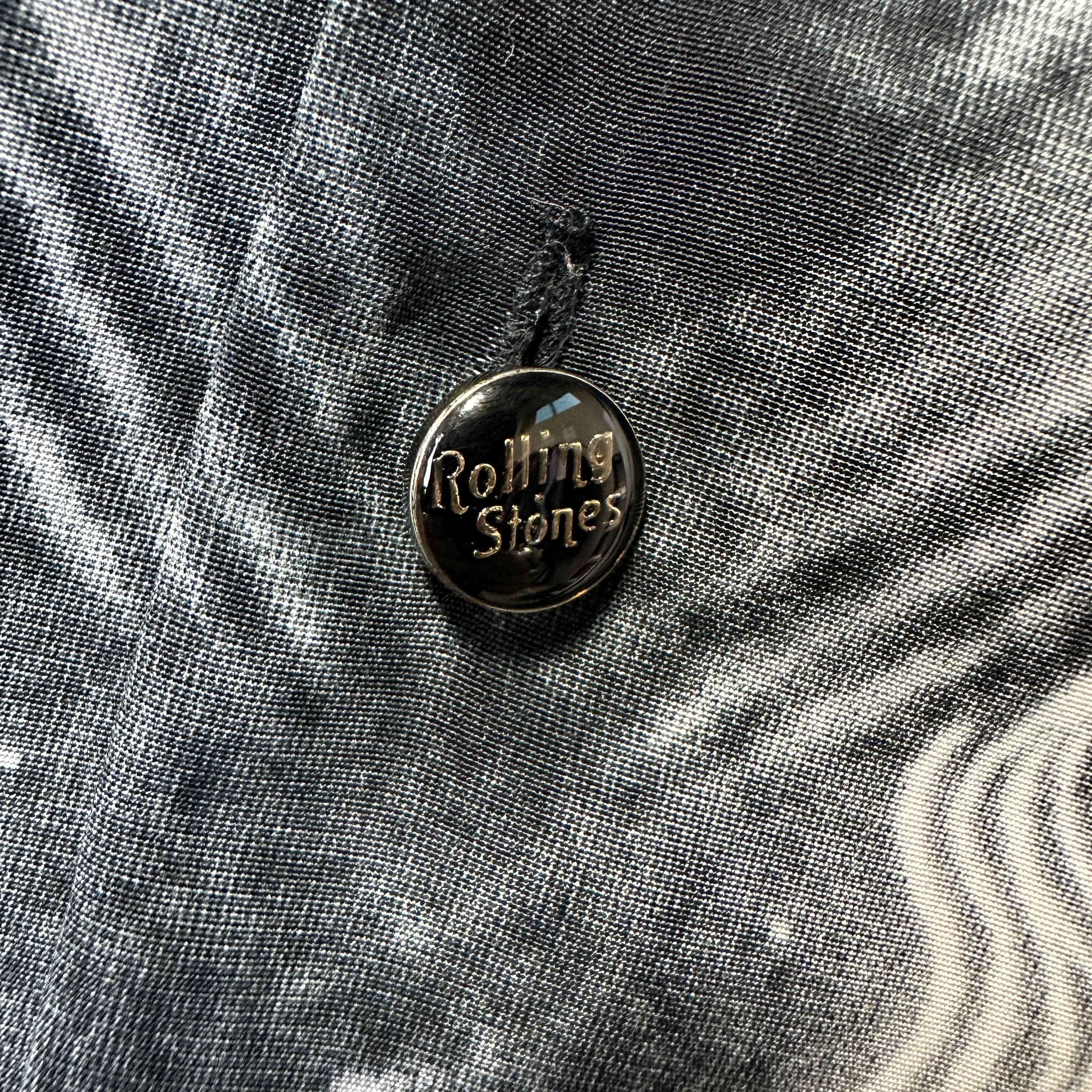 Vintage Rolling Stones Tattoo You Button Up Shirt Tshirt Size M T-Shirt OTHER 