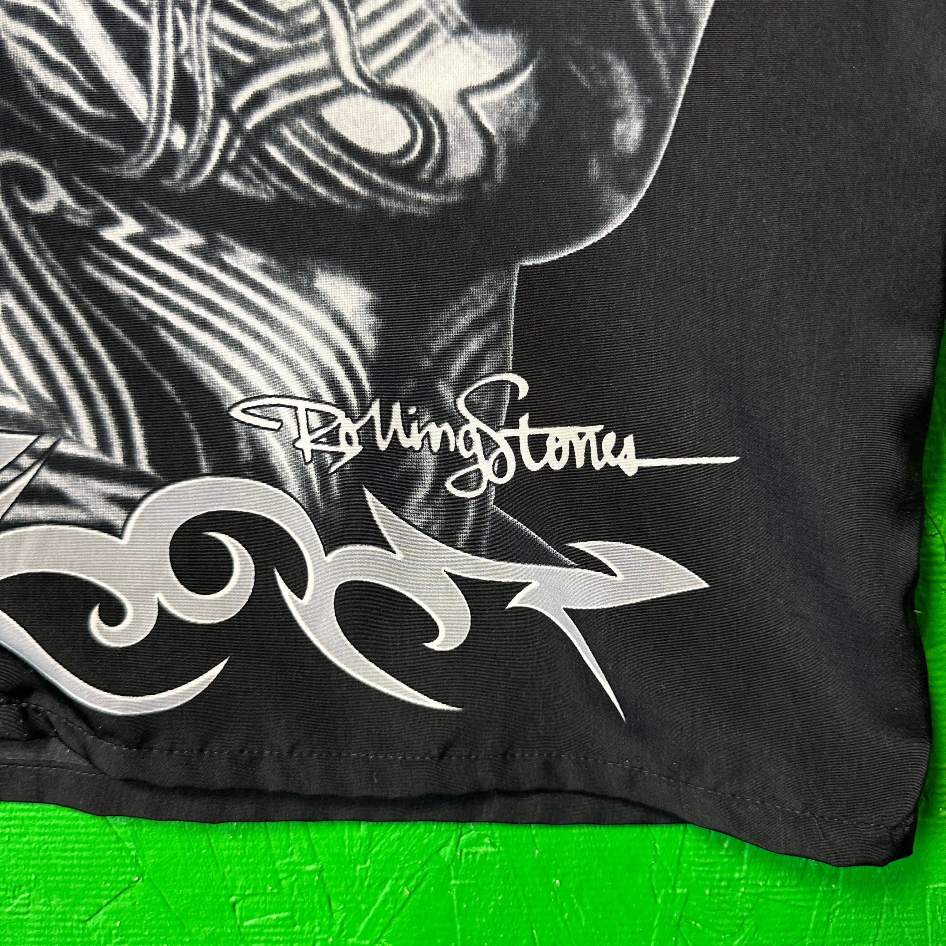 Vintage Rolling Stones Tattoo You Button Up Shirt Tshirt Size M T-Shirt OTHER 