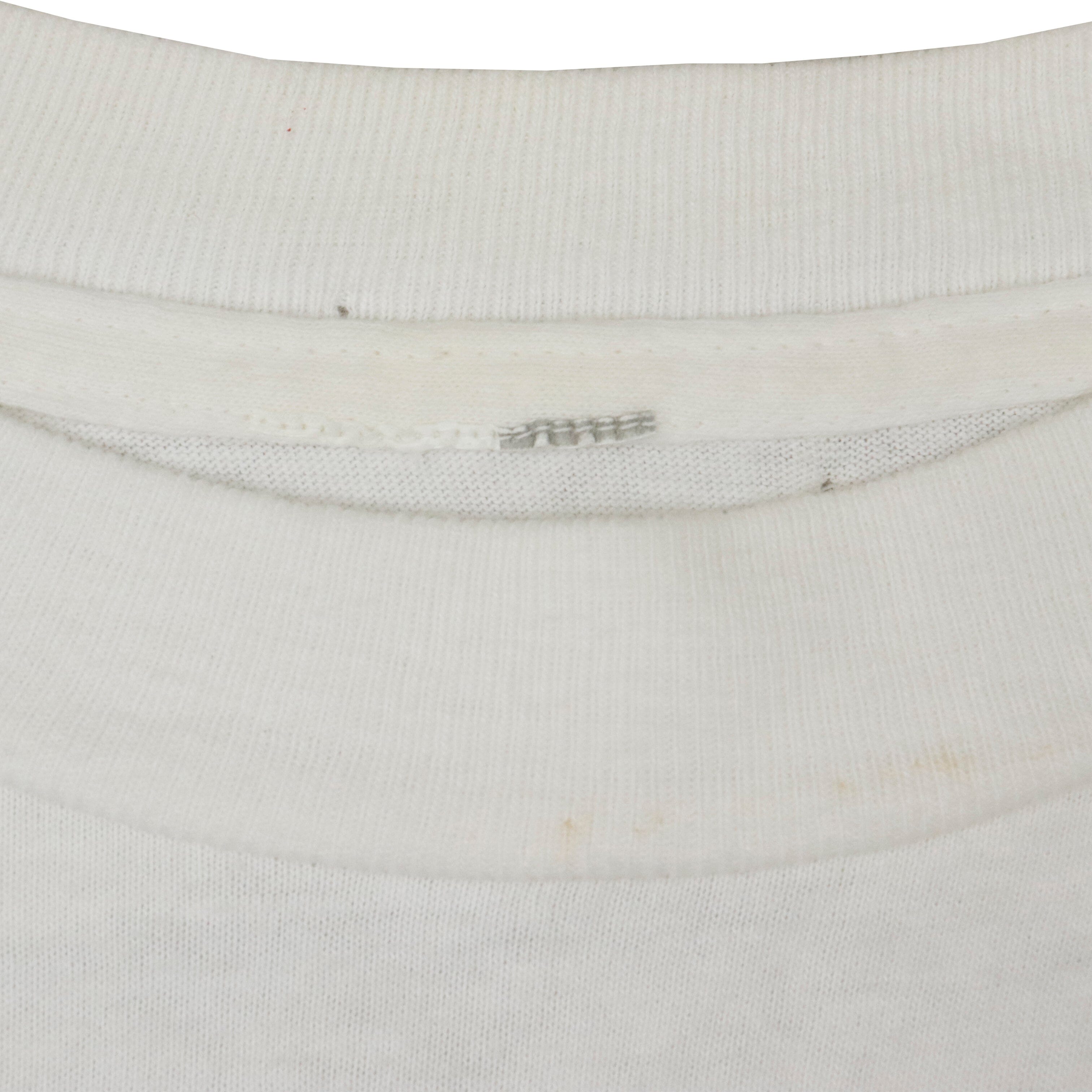 Vintage Rude Dog Mutt Gear White Pocket T-Shirt Size N/A Rude 