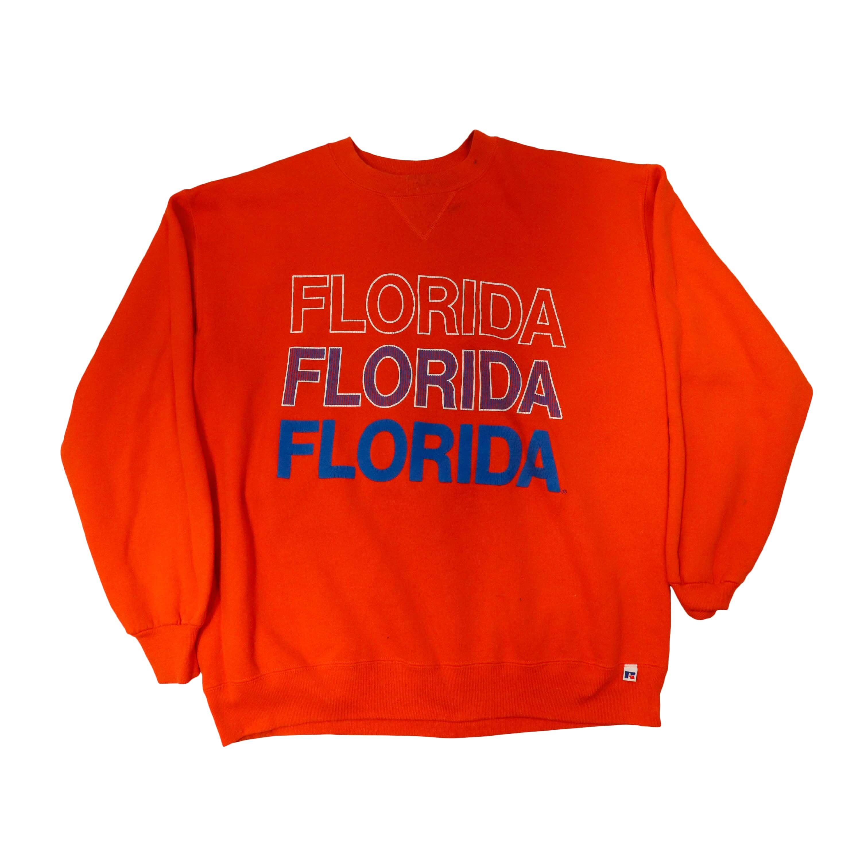 Vintage Russell Athletic Florida Graphic Crewneck Sweatshirt Size XL FAIF.CA 