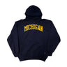 Vintage Russell Athletic Michigan Graphic Hoodie Size L FAIF.CA 