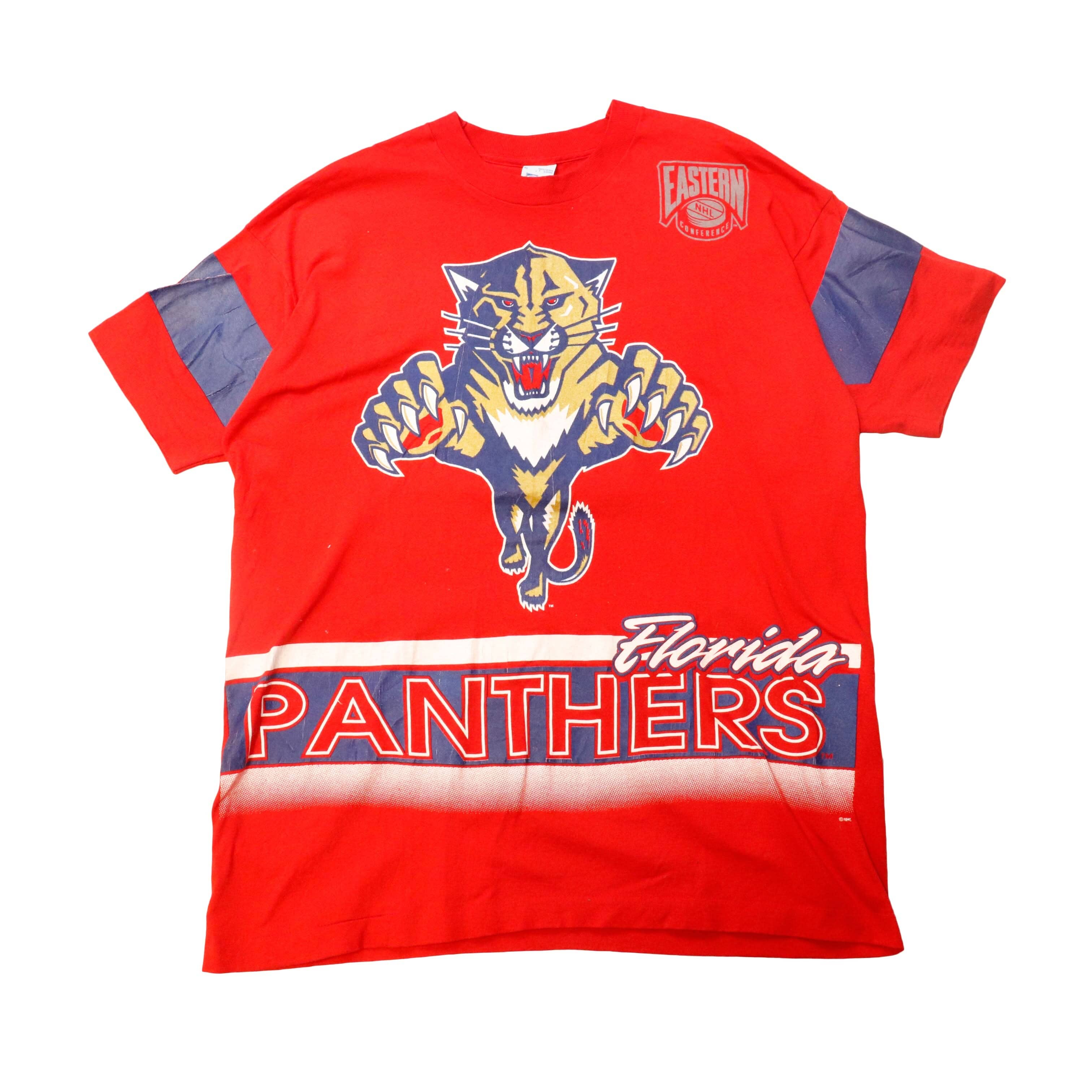 Vintage Salem Sportswear Florida Panthers Graphic T-Shirt Size XL AOP FAIF.CA 