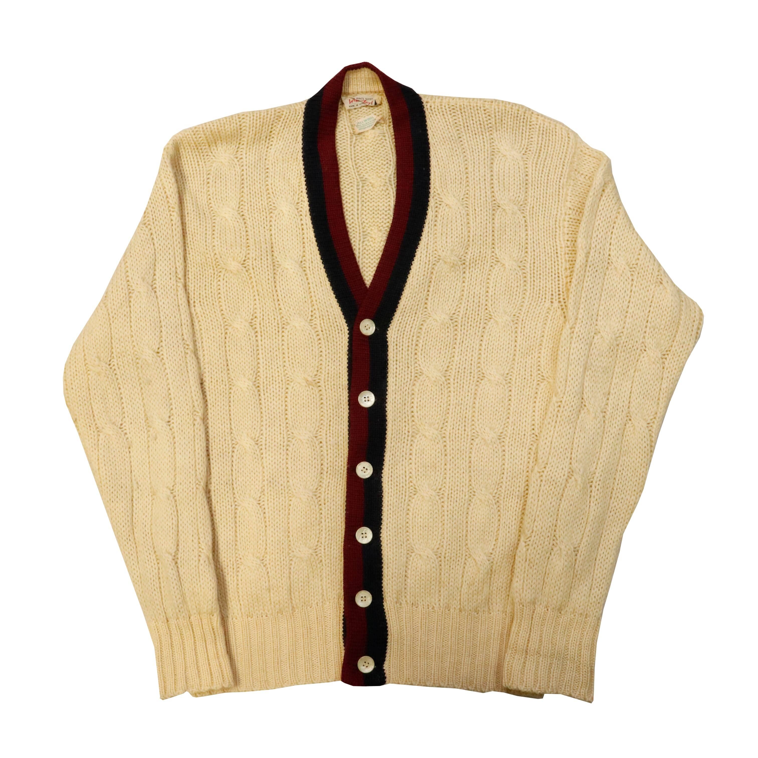Vintage Sora - Joylu Cable Knit Cardigan Size 42 FAIF.CA 
