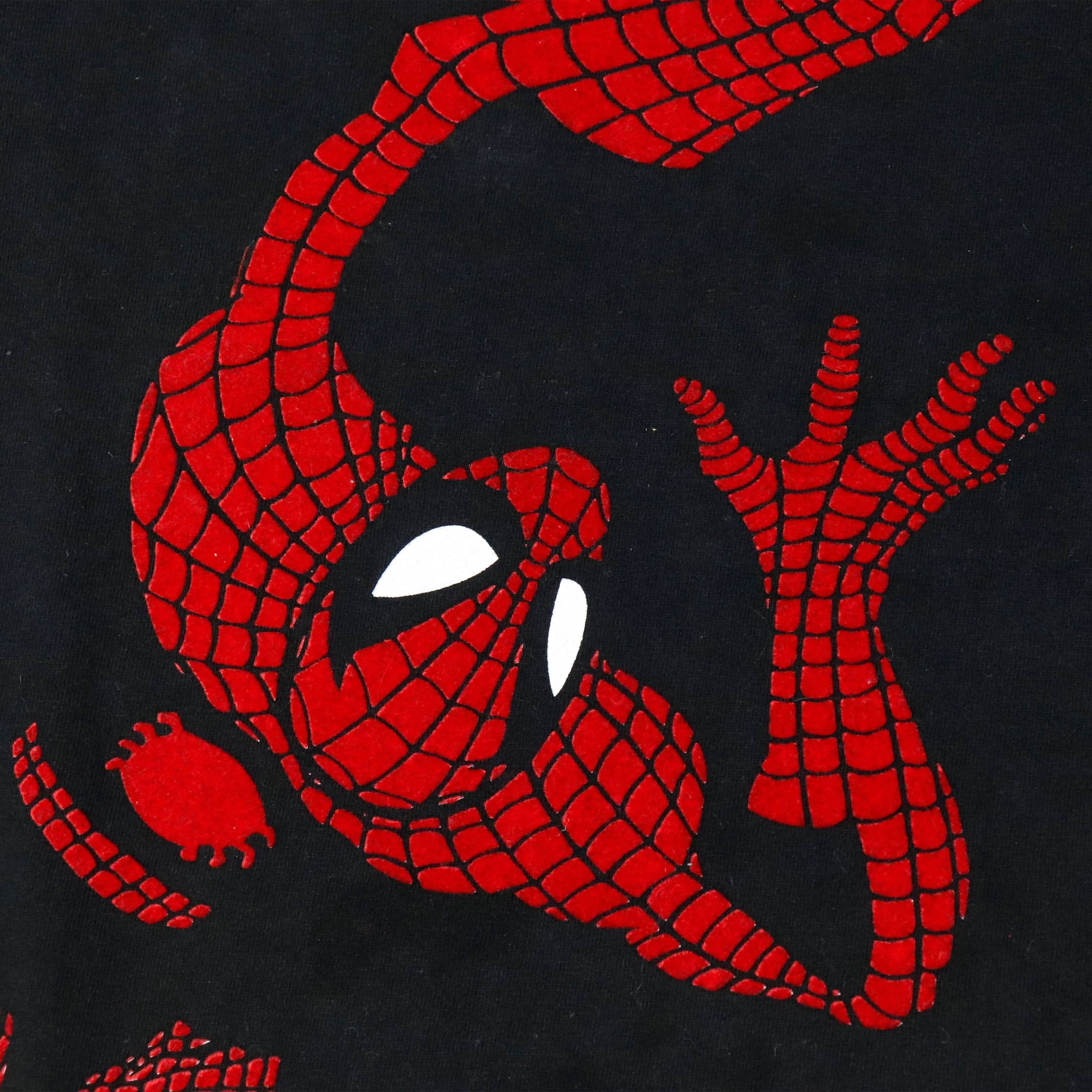 Vintage Spider-Man Graphic Black Delta T-shirt Size N/A FAIF.CA 