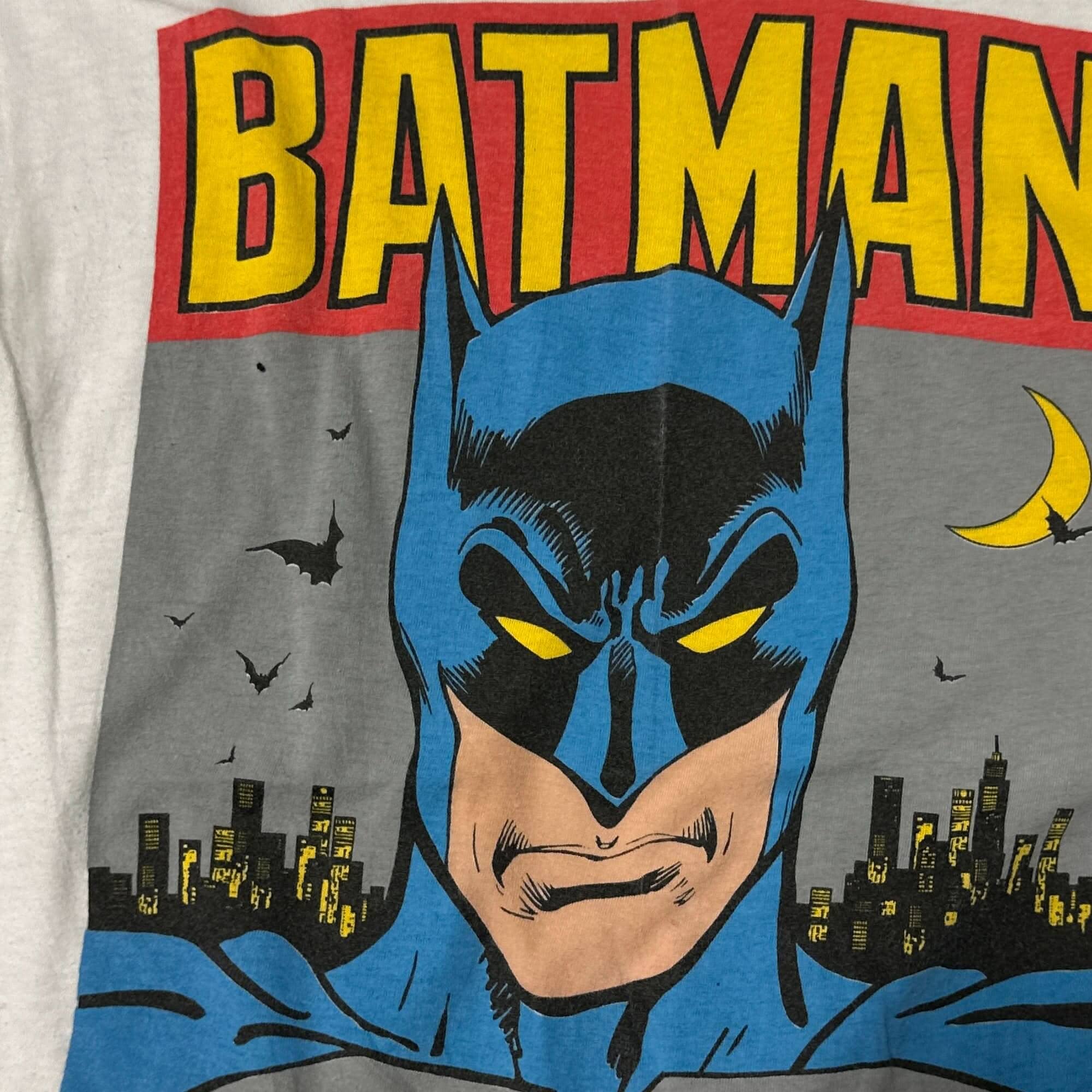 Vintage Stanley Desantis Batman Graphic T-Shirt Size Large FAIF.CA 