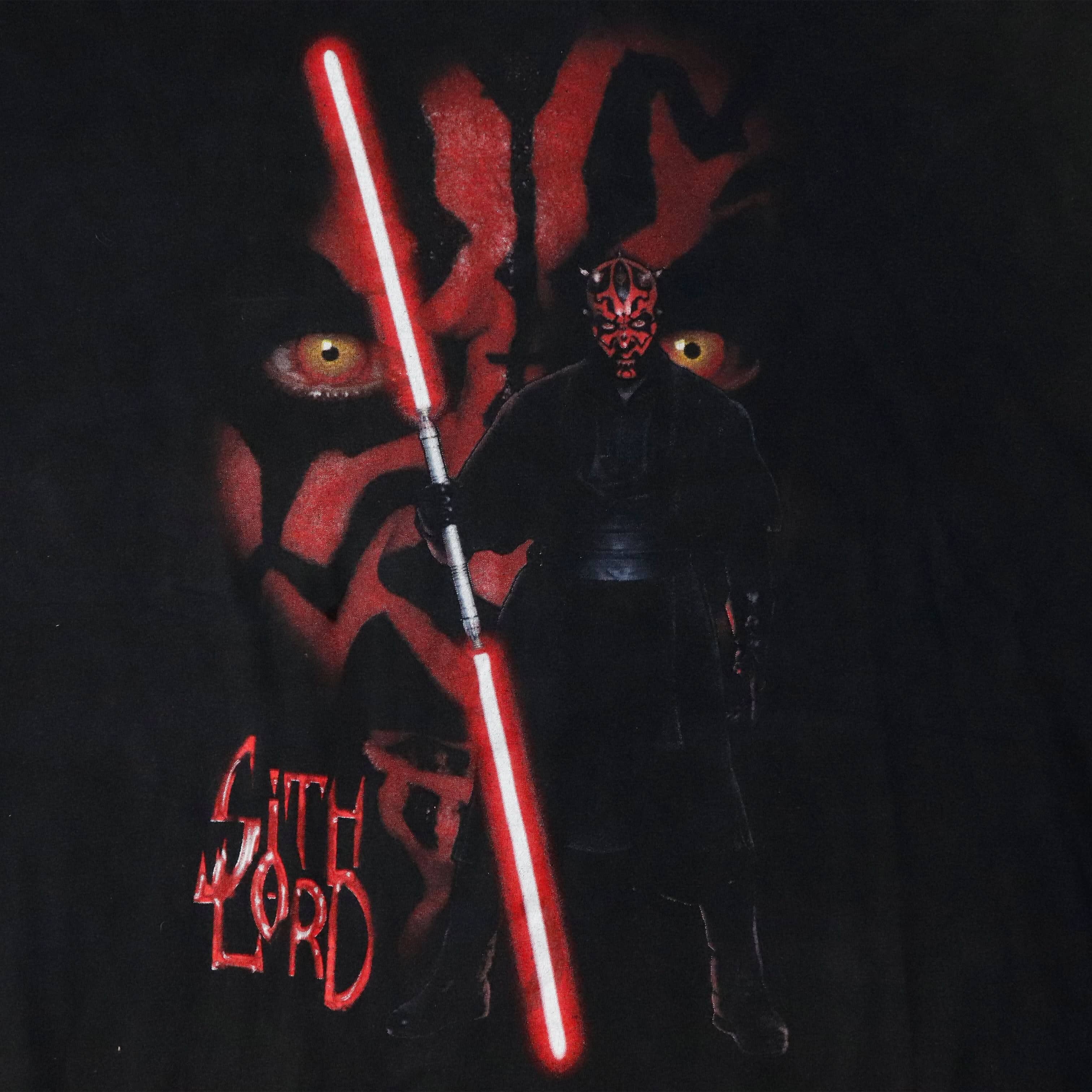 Vintage Star Wars Darth Maul Sith Lord Graphic T-Shirt Size N/A FAIF.CA 
