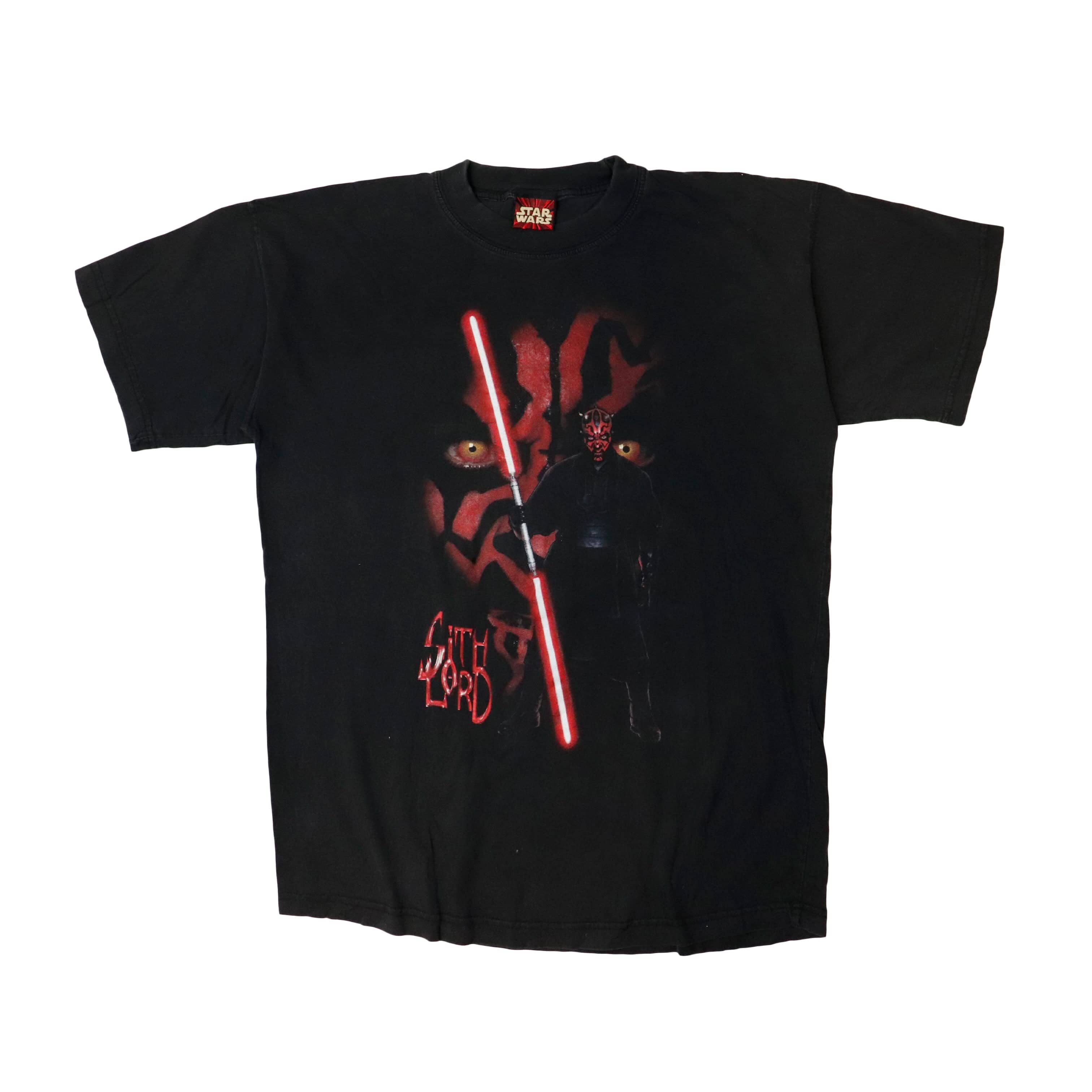 Vintage Star Wars Darth Maul Sith Lord Graphic T-Shirt Size N/A FAIF.CA 