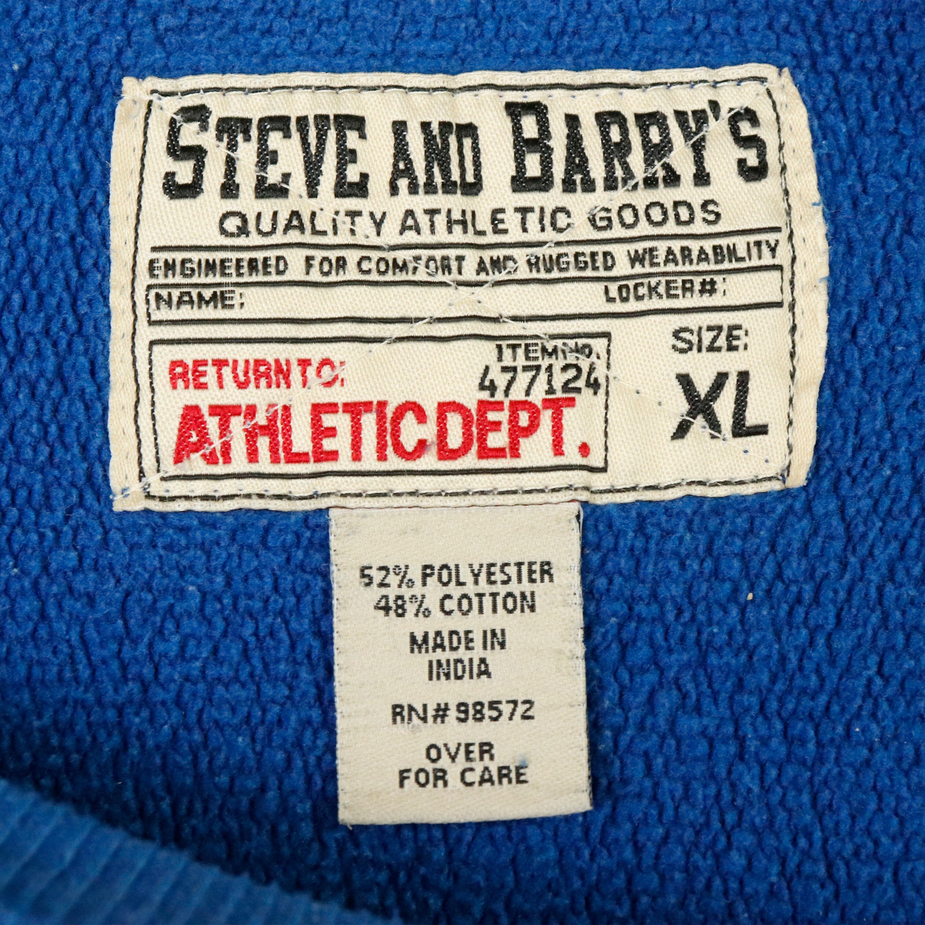 Vintage Steve And Barrys Robert Morris Blue Crewneck Size XL Steve And Barrys 