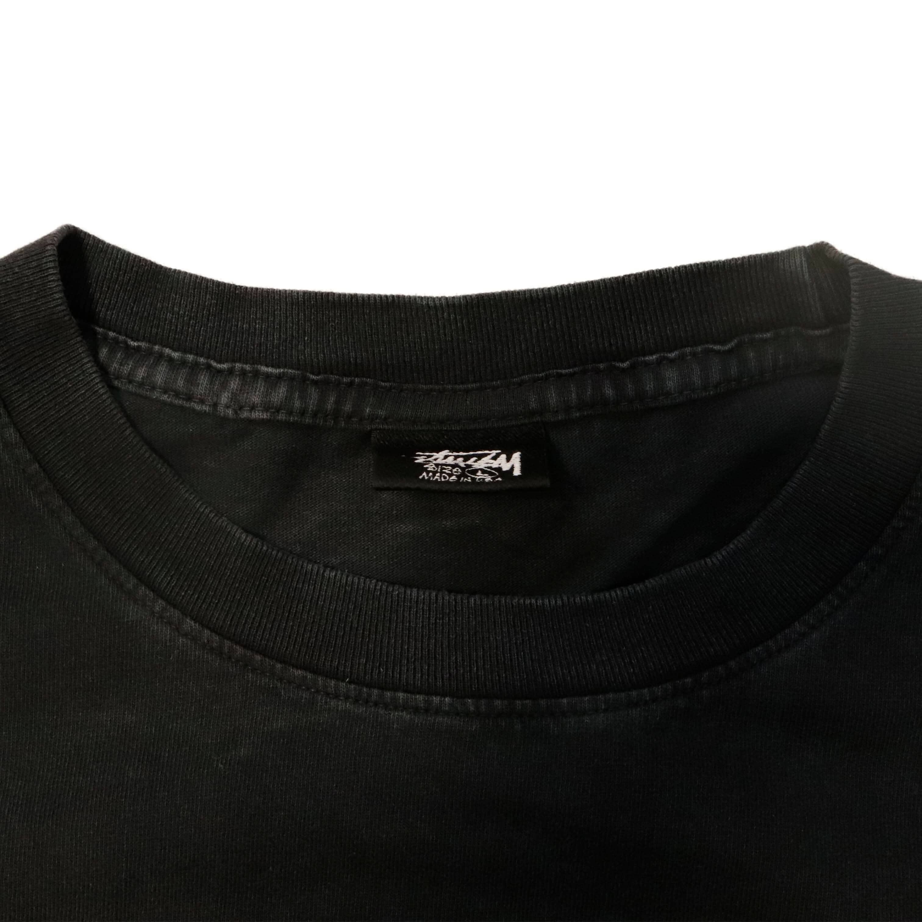 Vintage Stussy Signature Logo T-Shirt Size L FAIF.CA 