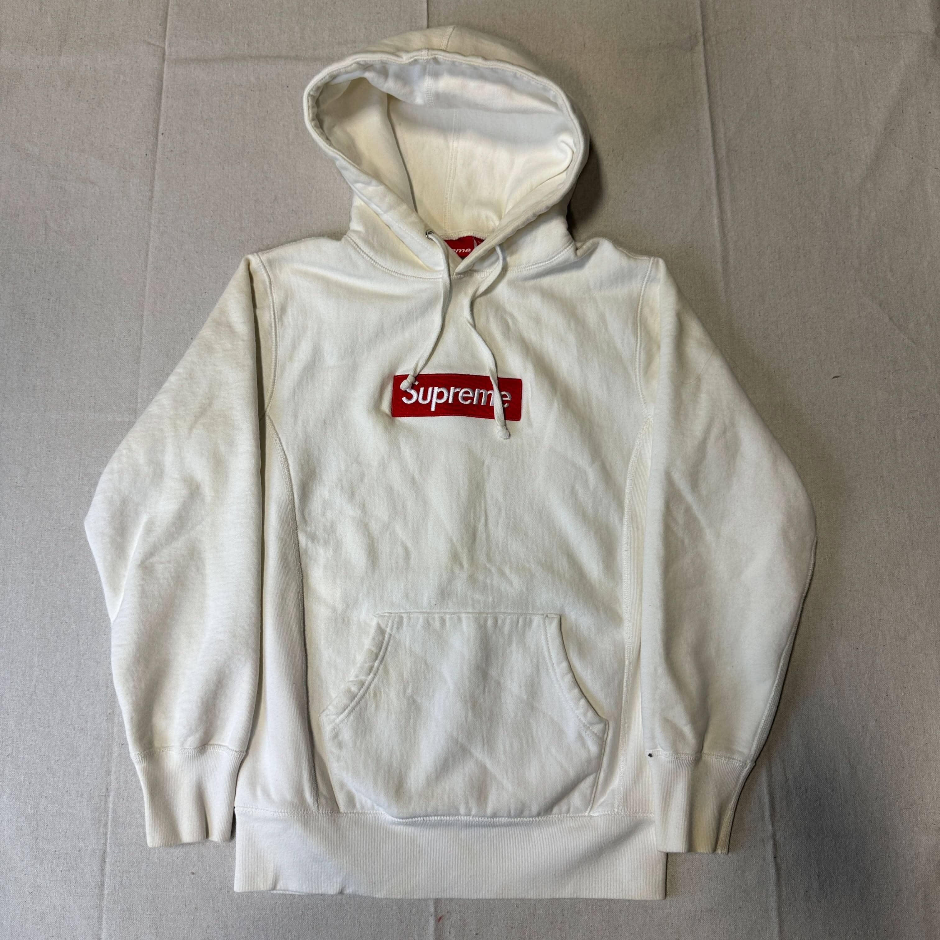 Vintage Supreme Box Logo Hooded Sweatshirt Size Small FAIF.CA 