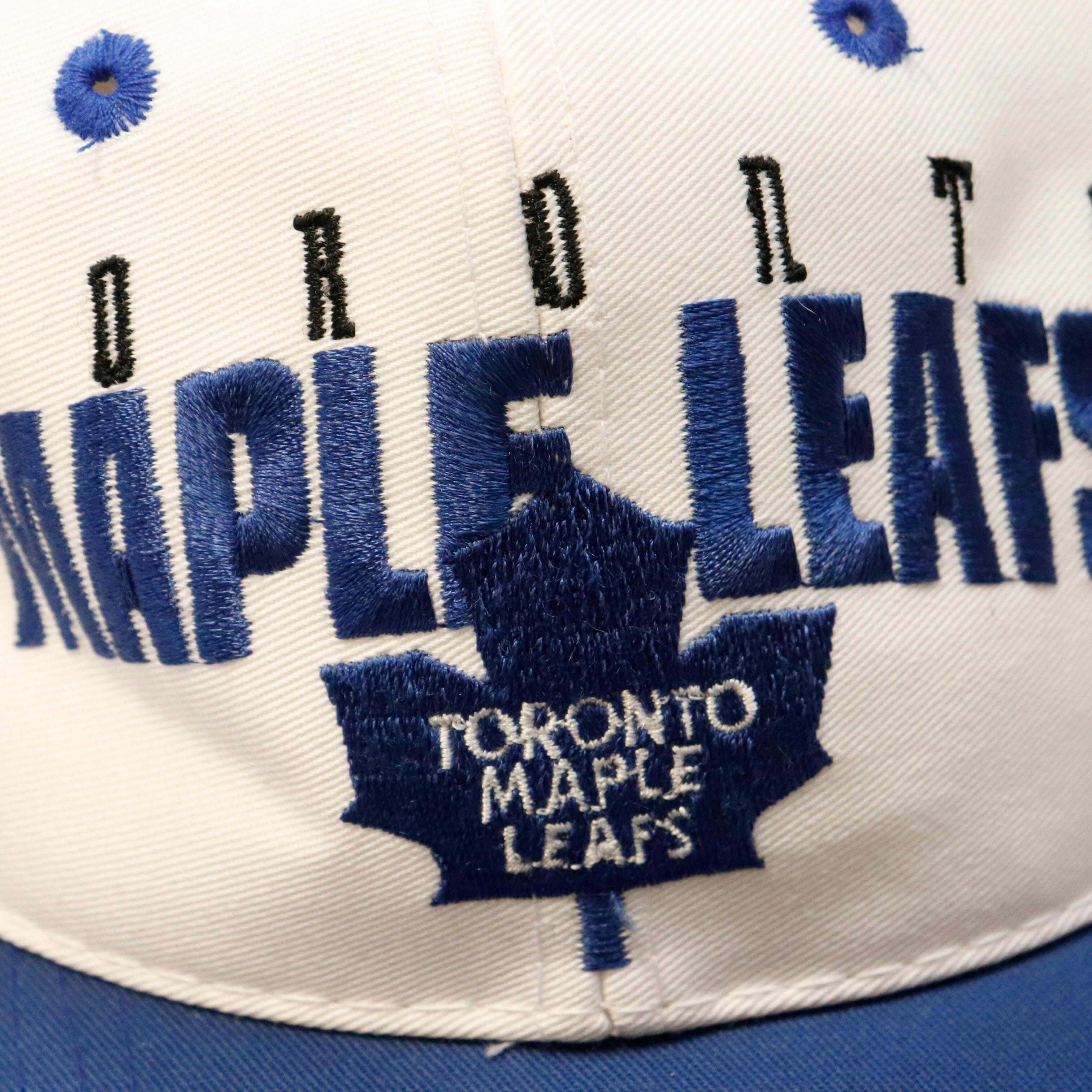 Vintage The Game Toronto Maple Leafs Embroidered Strapback Hat Size One Size The Game 