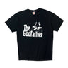 Vintage The Godfather Movie Promo Graphic Black T-Shirt Size L FAIF.CA 