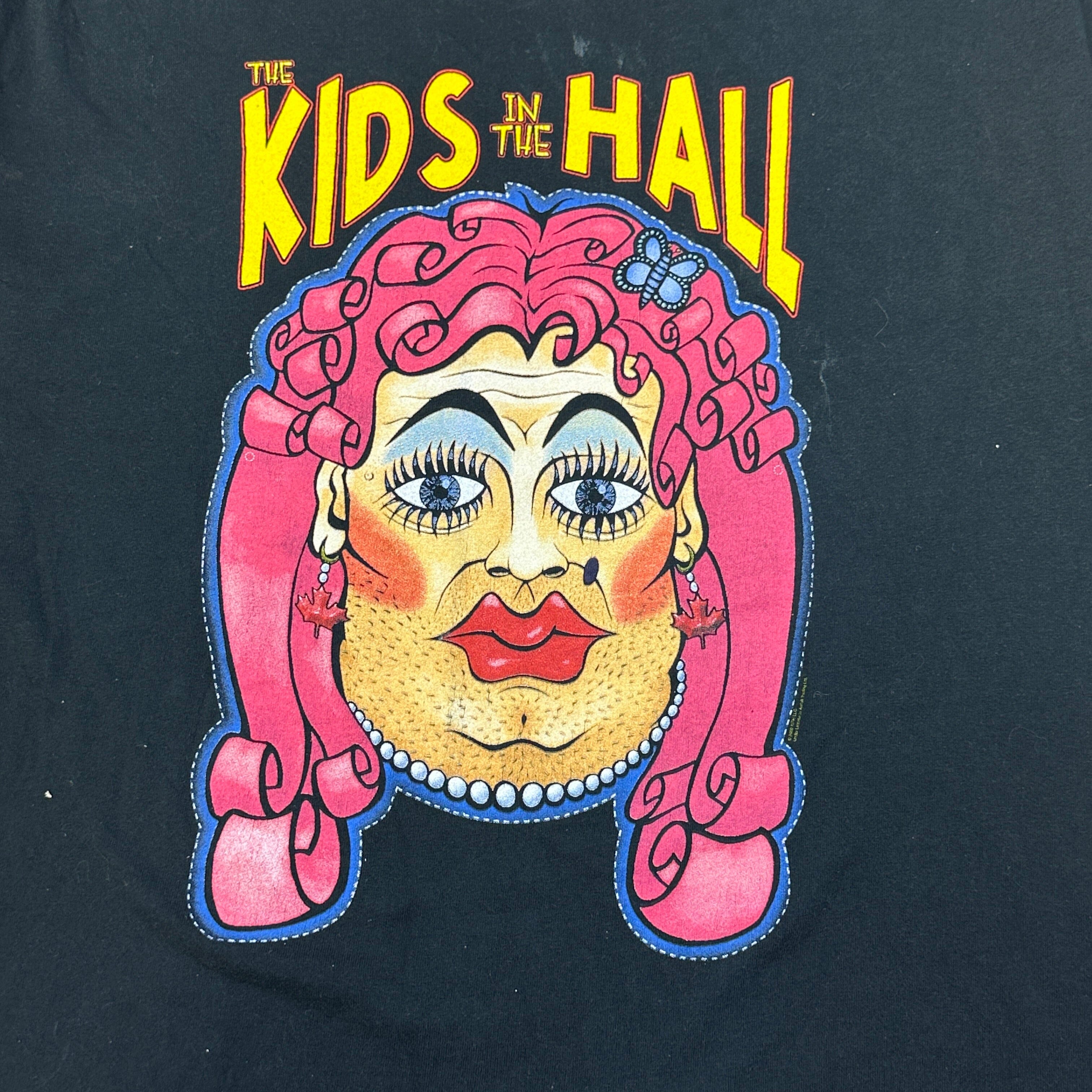Vintage The Kids in the Hall Graphic Drag Face T-Shirt Size XL FAIF.CA 