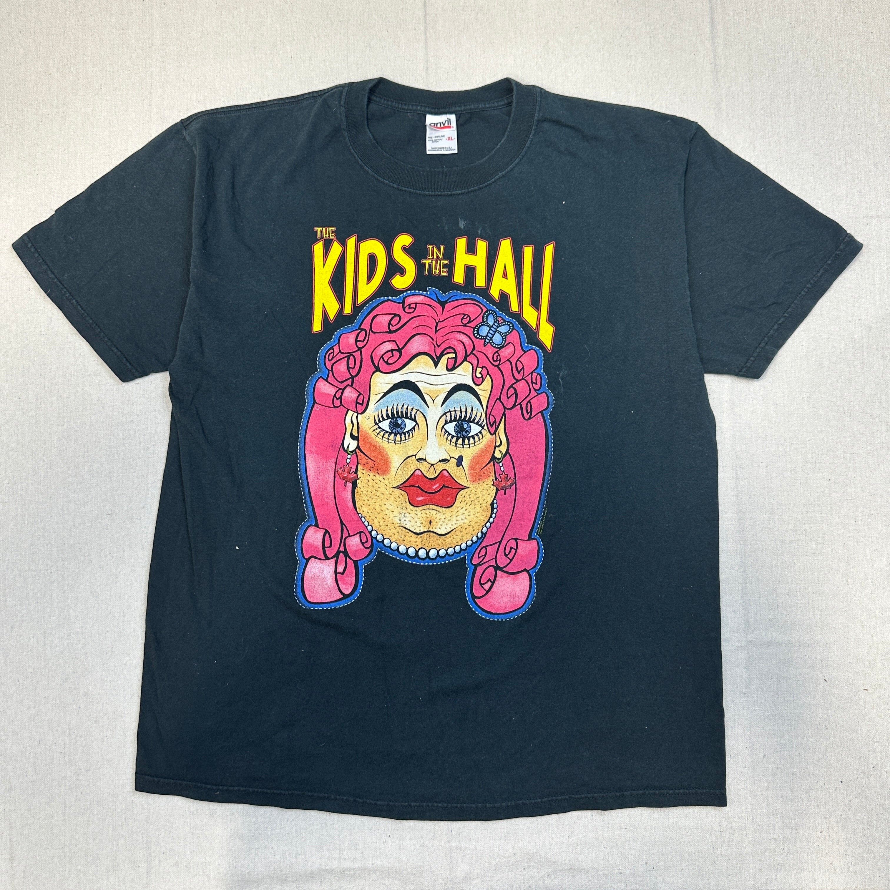 Vintage The Kids in the Hall Graphic Drag Face T-Shirt Size XL FAIF.CA 