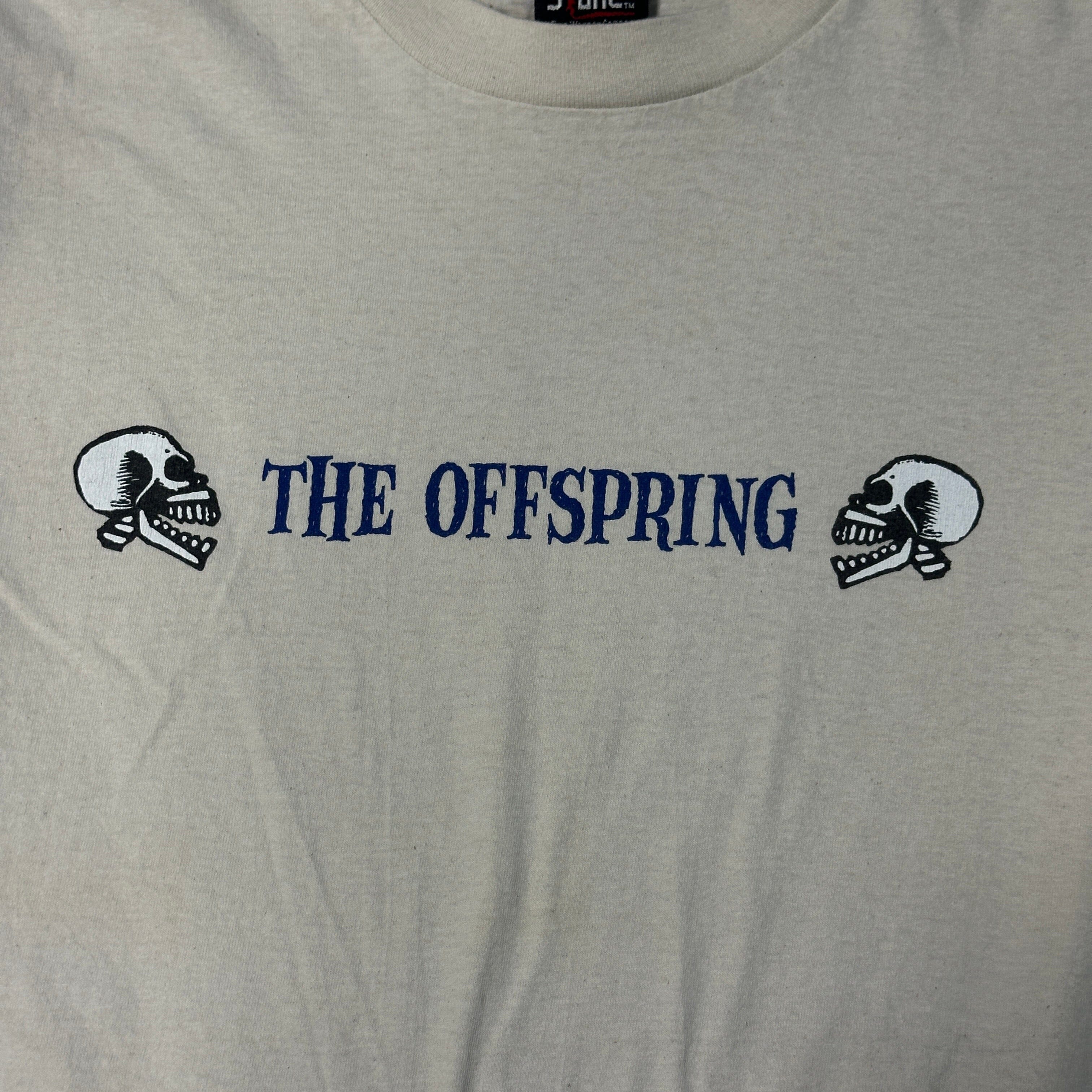 Vintage The Offspring Skull Graphic Tour T-Shirt Size Large FAIF.CA 