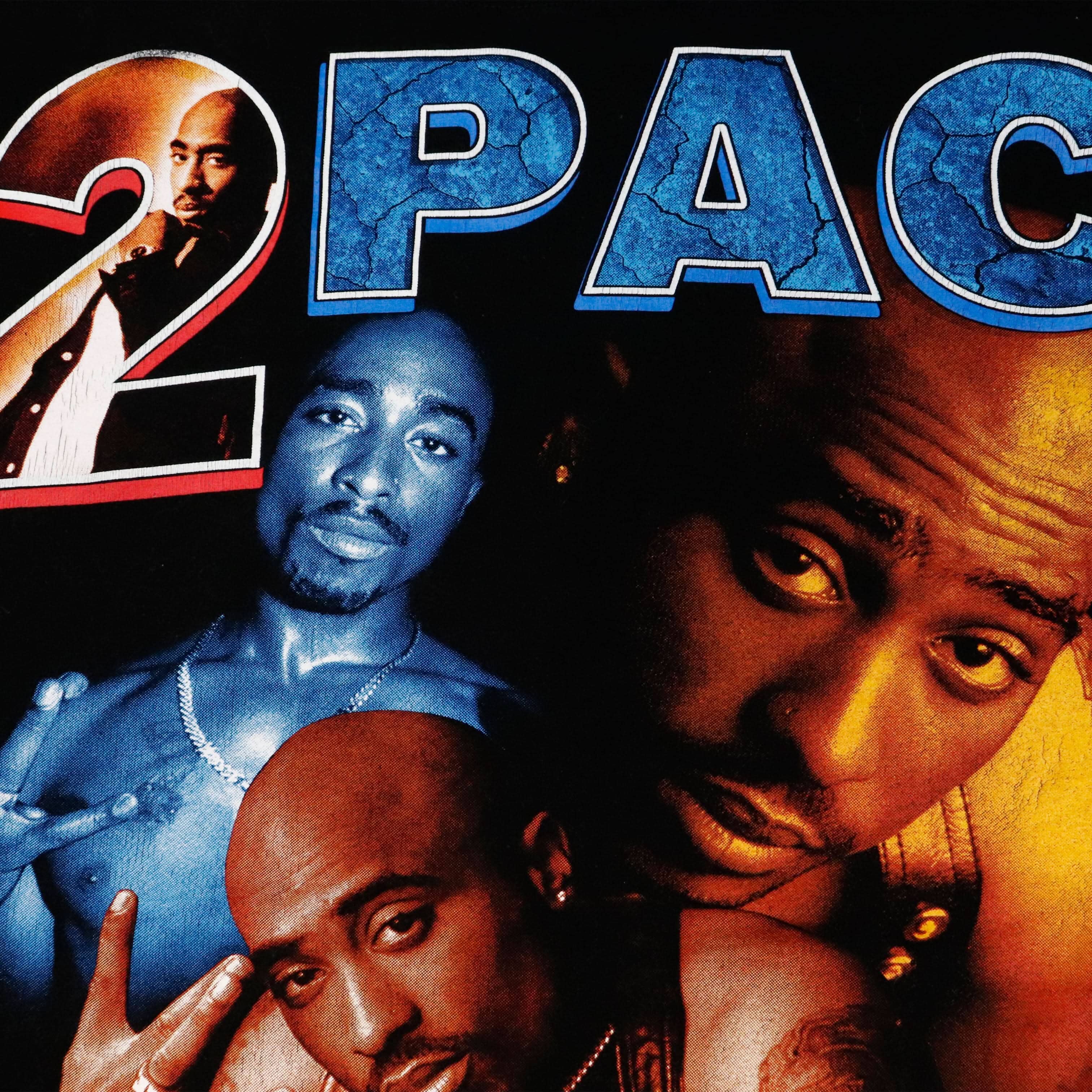 Vintage The Roxx Tupac Graphic Rap Tee Size XL FAIF.CA 