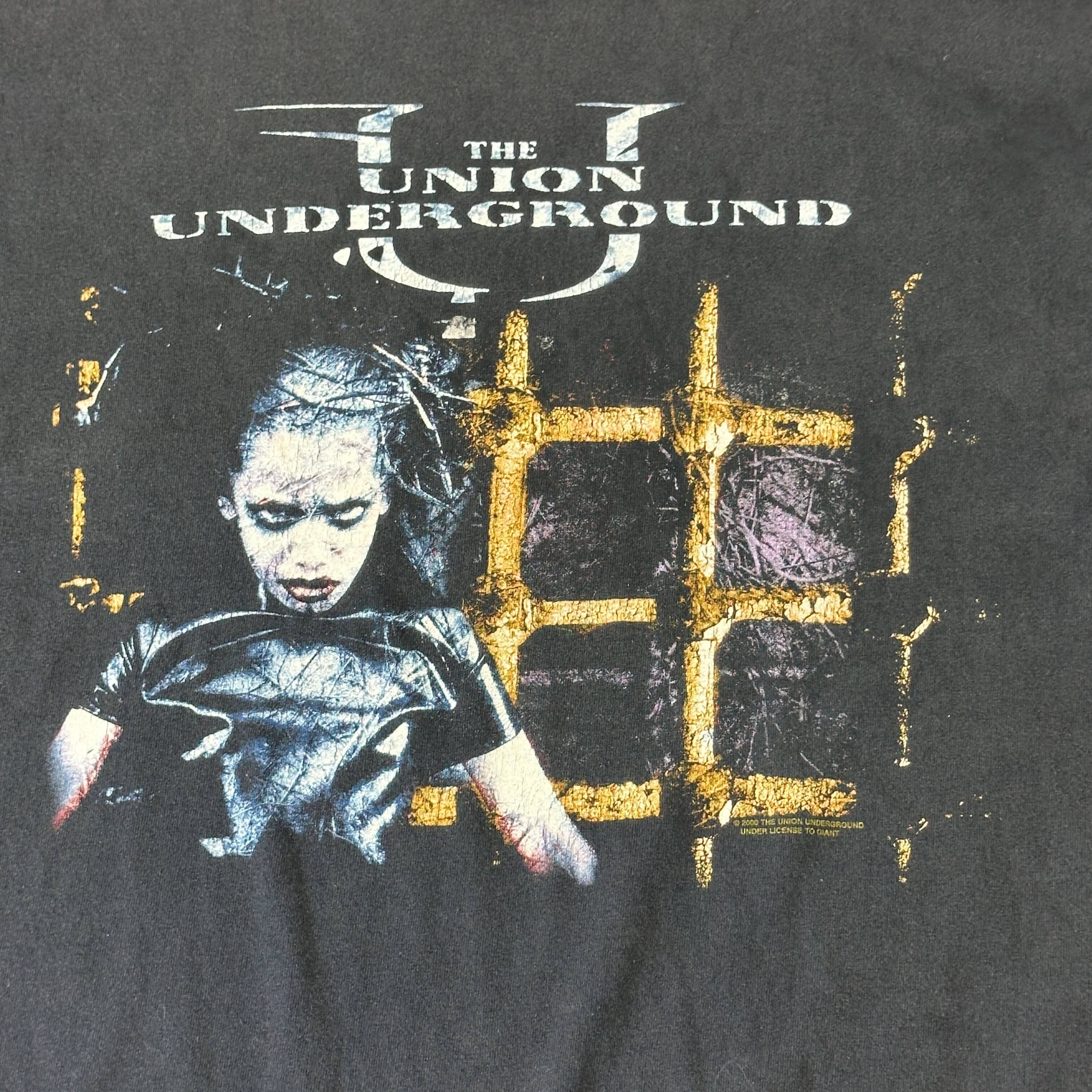 Vintage The Union Underground Graphic Band T-Shirt Size L Giant FAIF.CA 