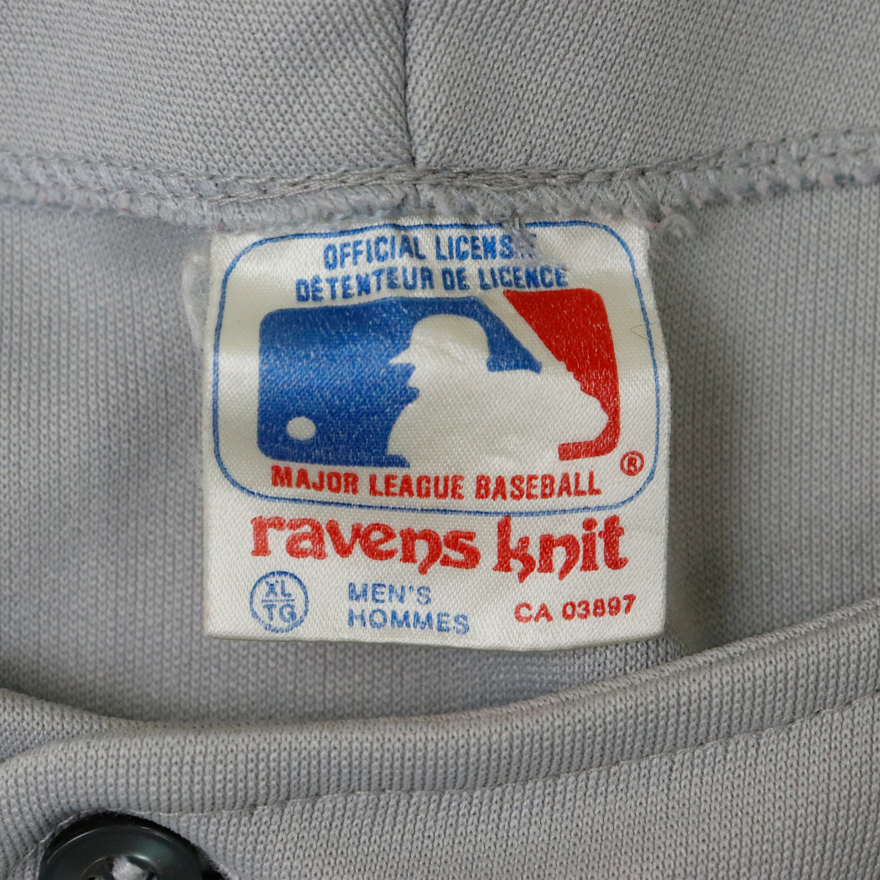 Vintage Toronto Blue Jays Ravens Button Front Baseball Jersey Size XL Rave 