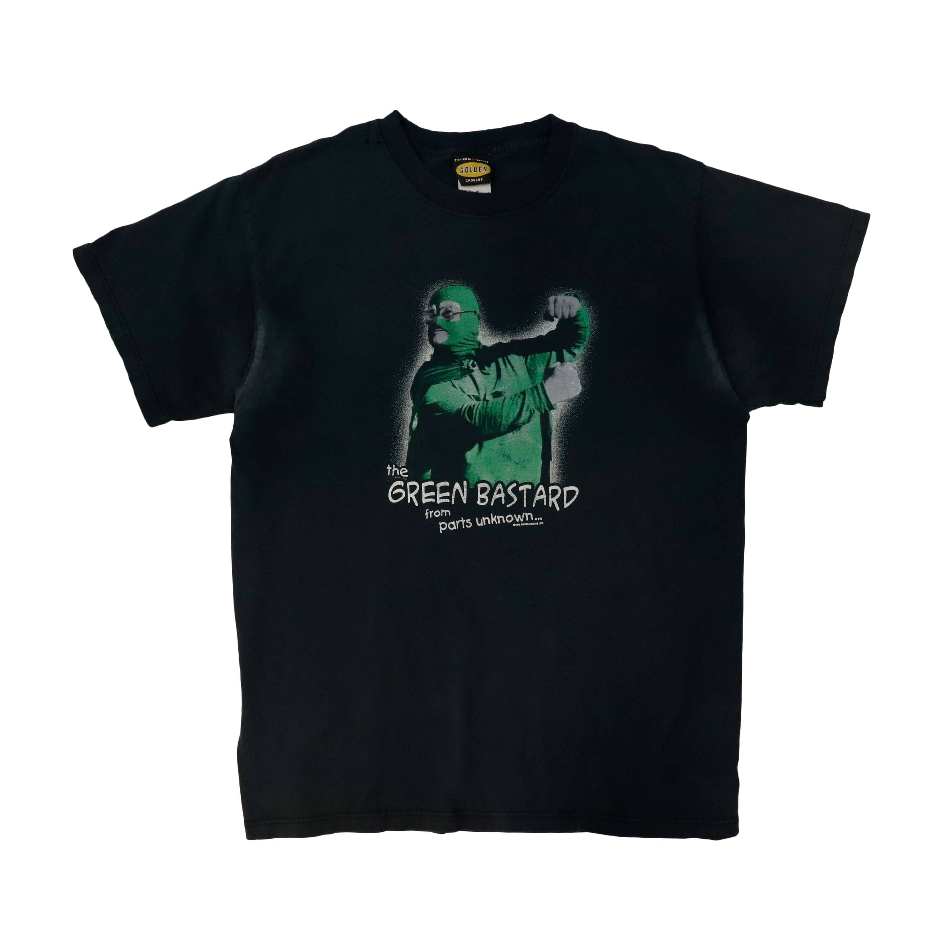 Vintage Trailer Park Boys Golden Green Bastard Graphic T-Shirt Size L FAIF.CA 