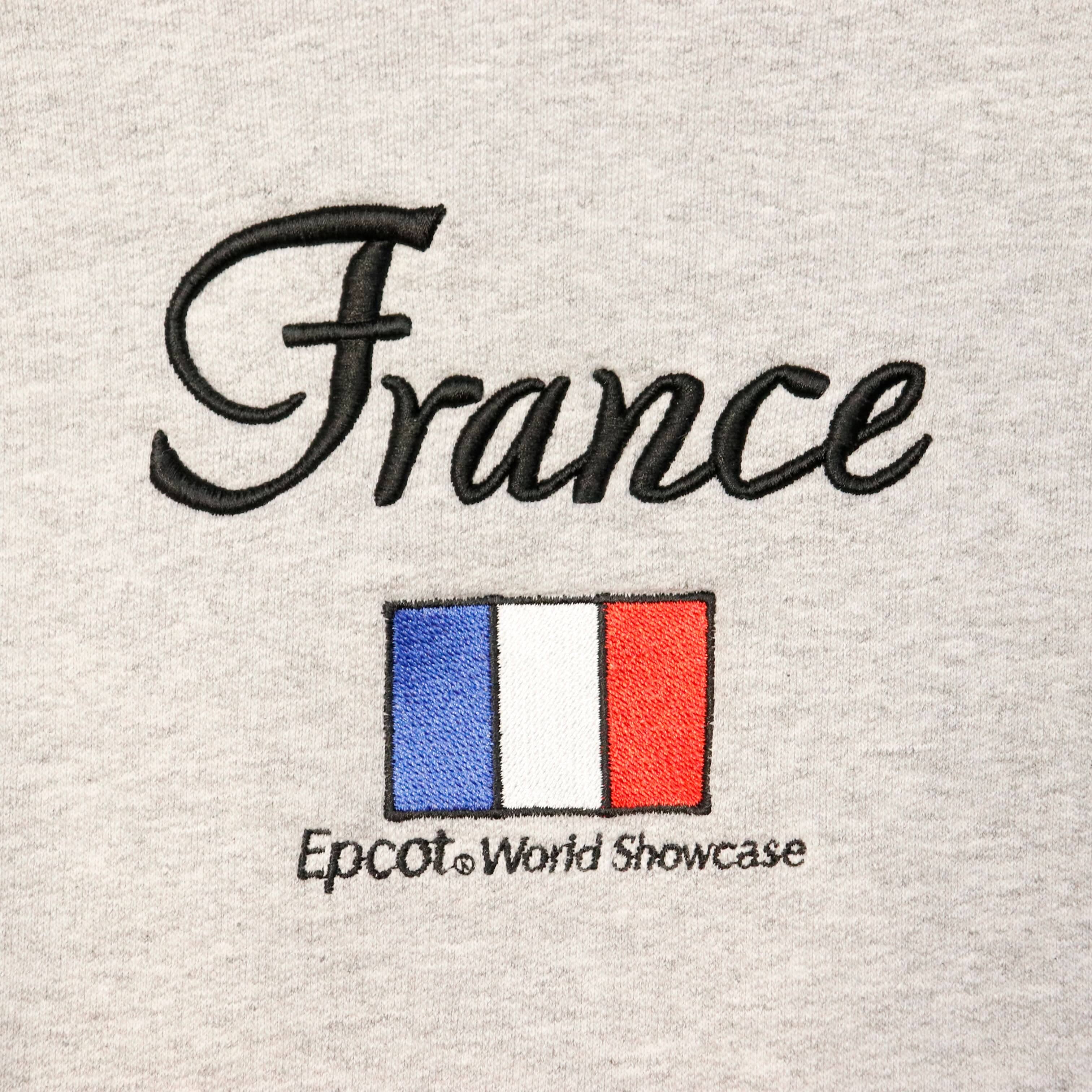 Vintage Walt Disney World Epcot France Embroidered Sweatshirt Size N/A FAIF.CA 
