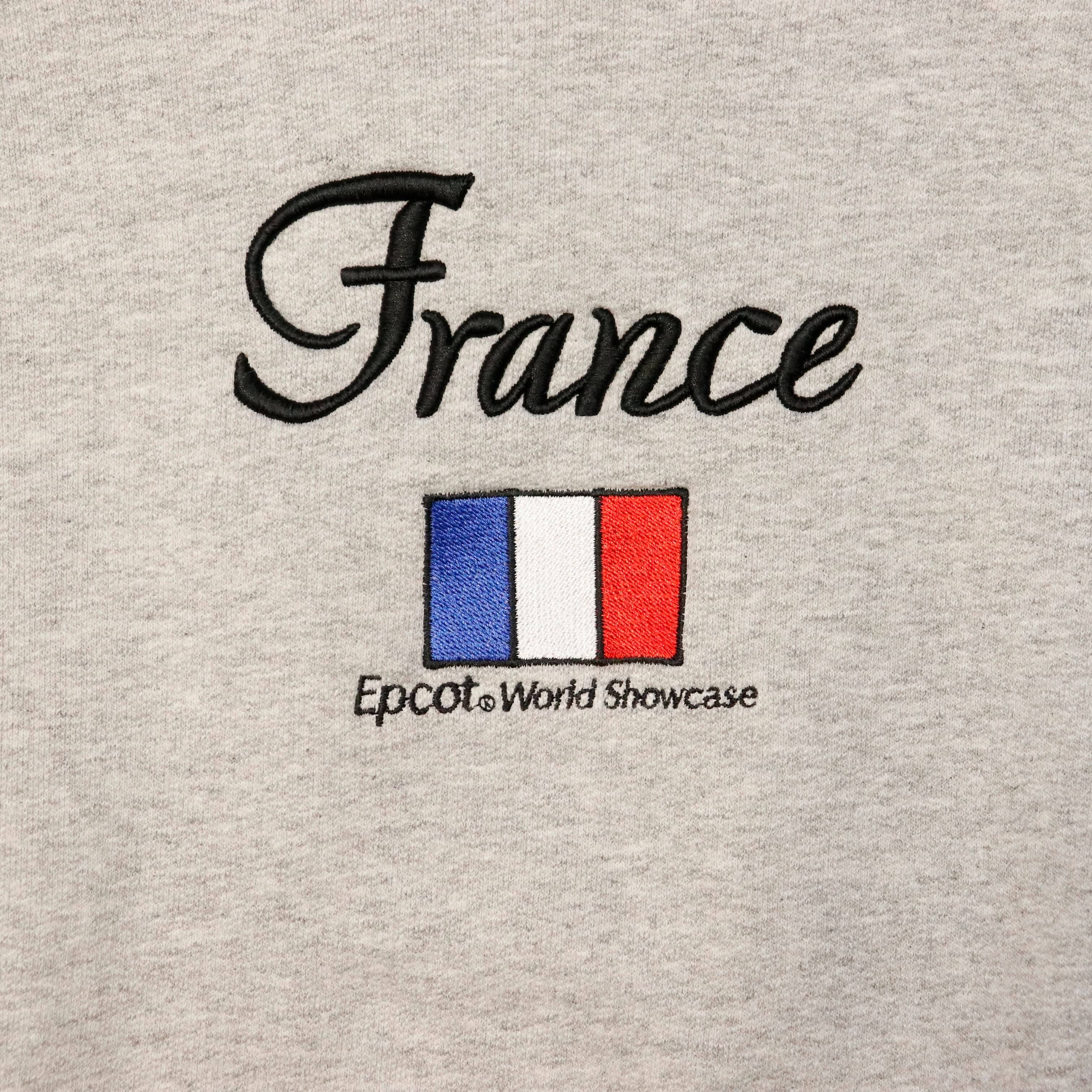Vintage Walt Disney World Epcot France Embroidered Sweatshirt Size N/A FAIF.CA 